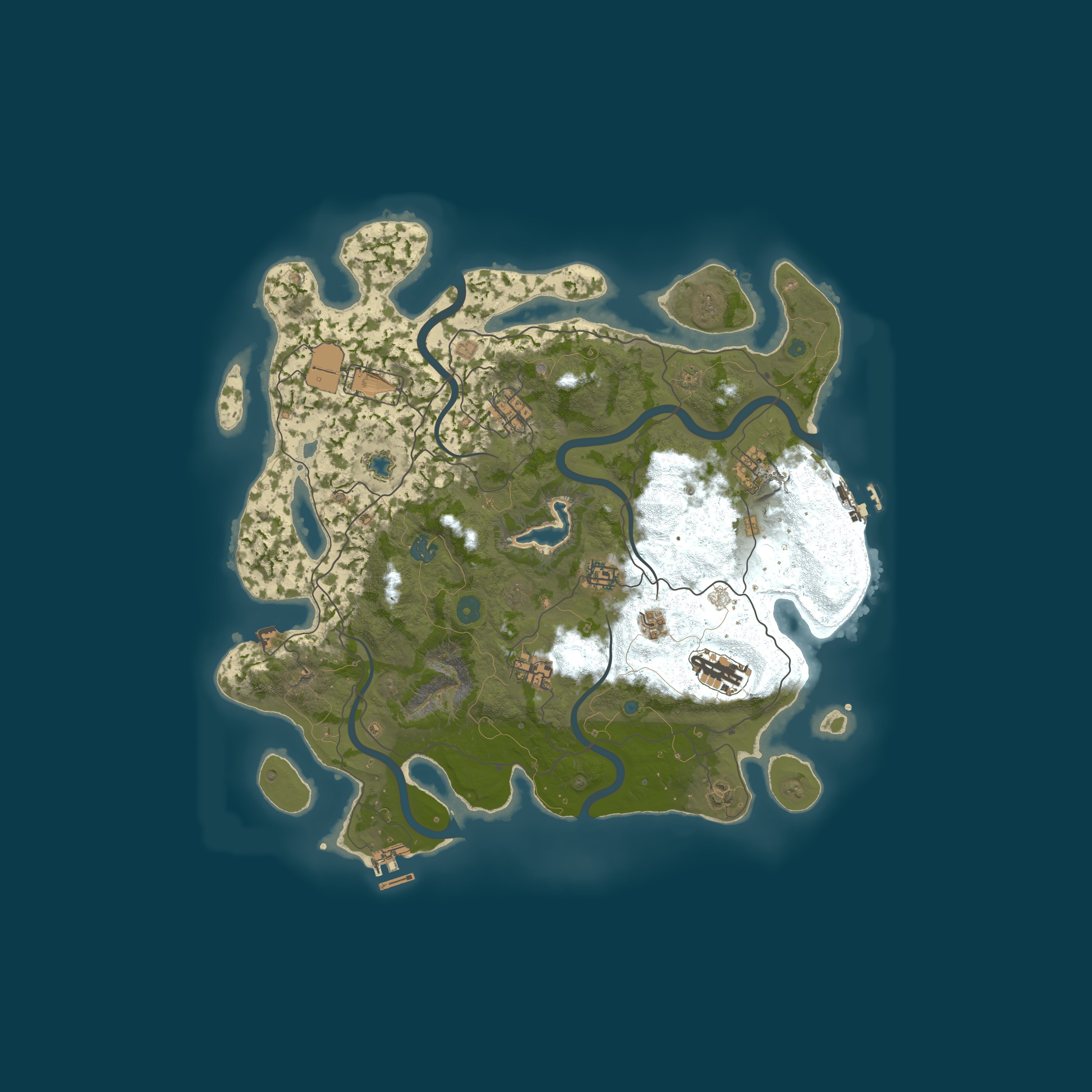 Map for Rust4Fun | Vanilla | Solo/Duo | Noob Friendly | Monthly
