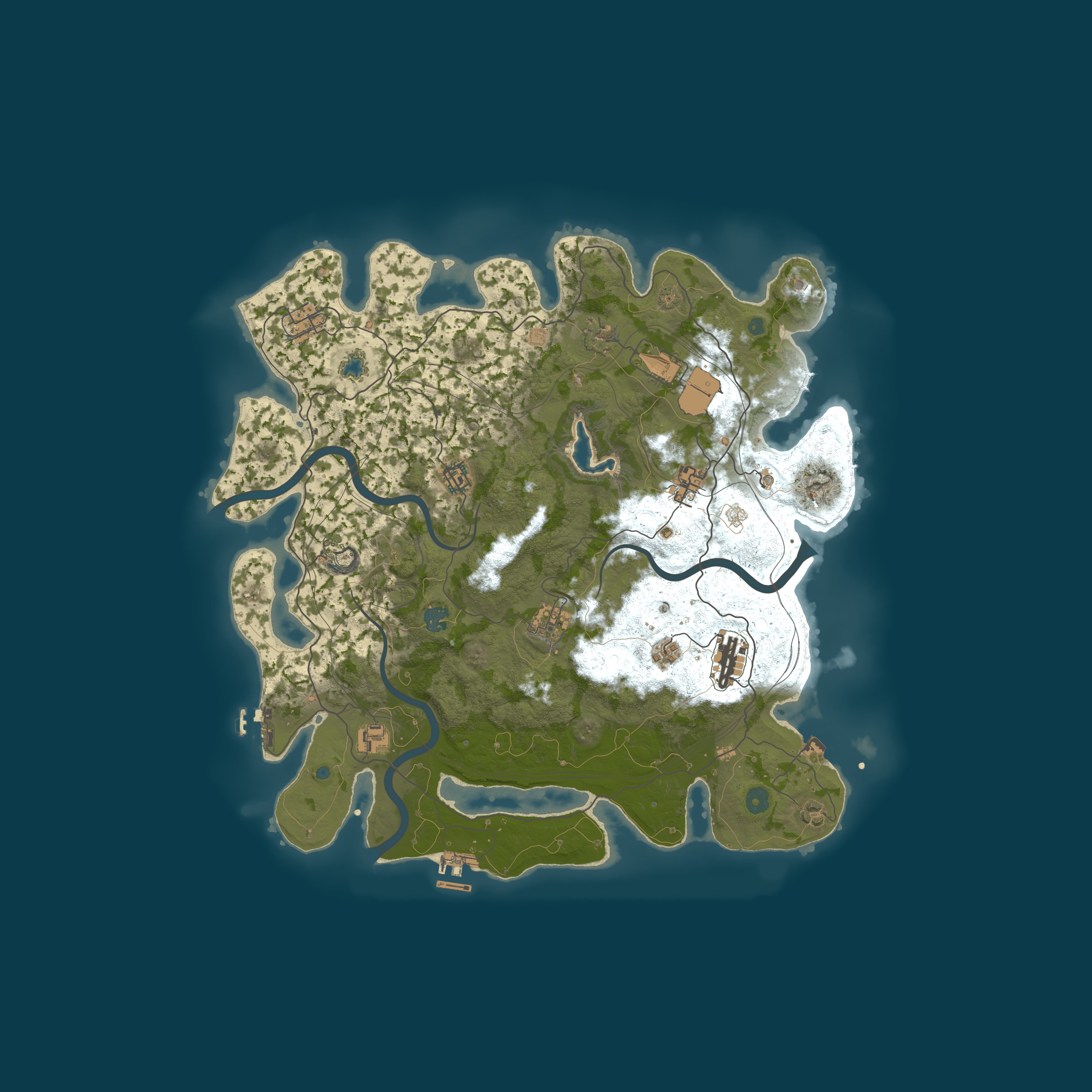 Map for RUSTIX.GG EU | 10X Modded+ | Monthly | No BP Wipes 6.8