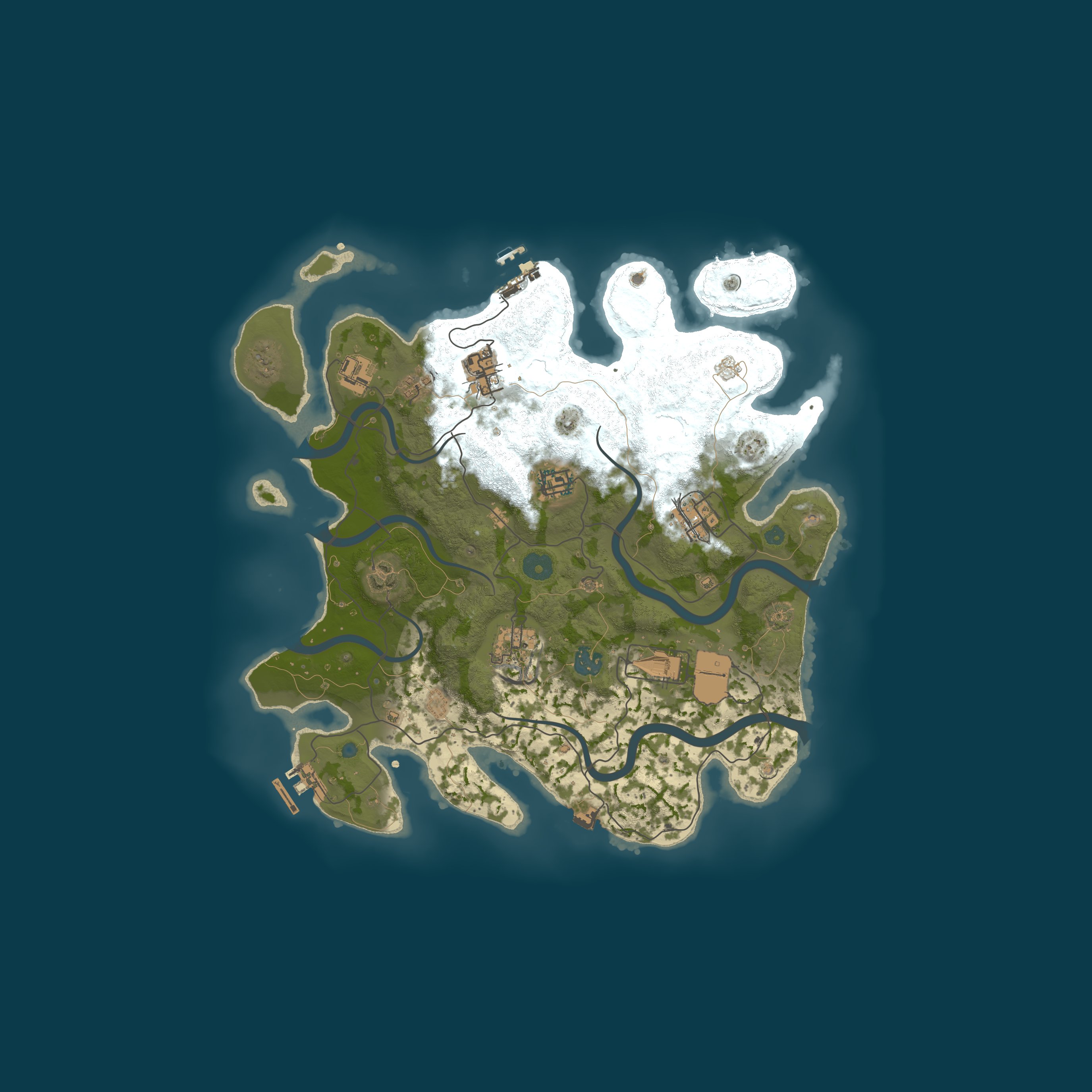 Map for RustNavia | Solo | Vanilla