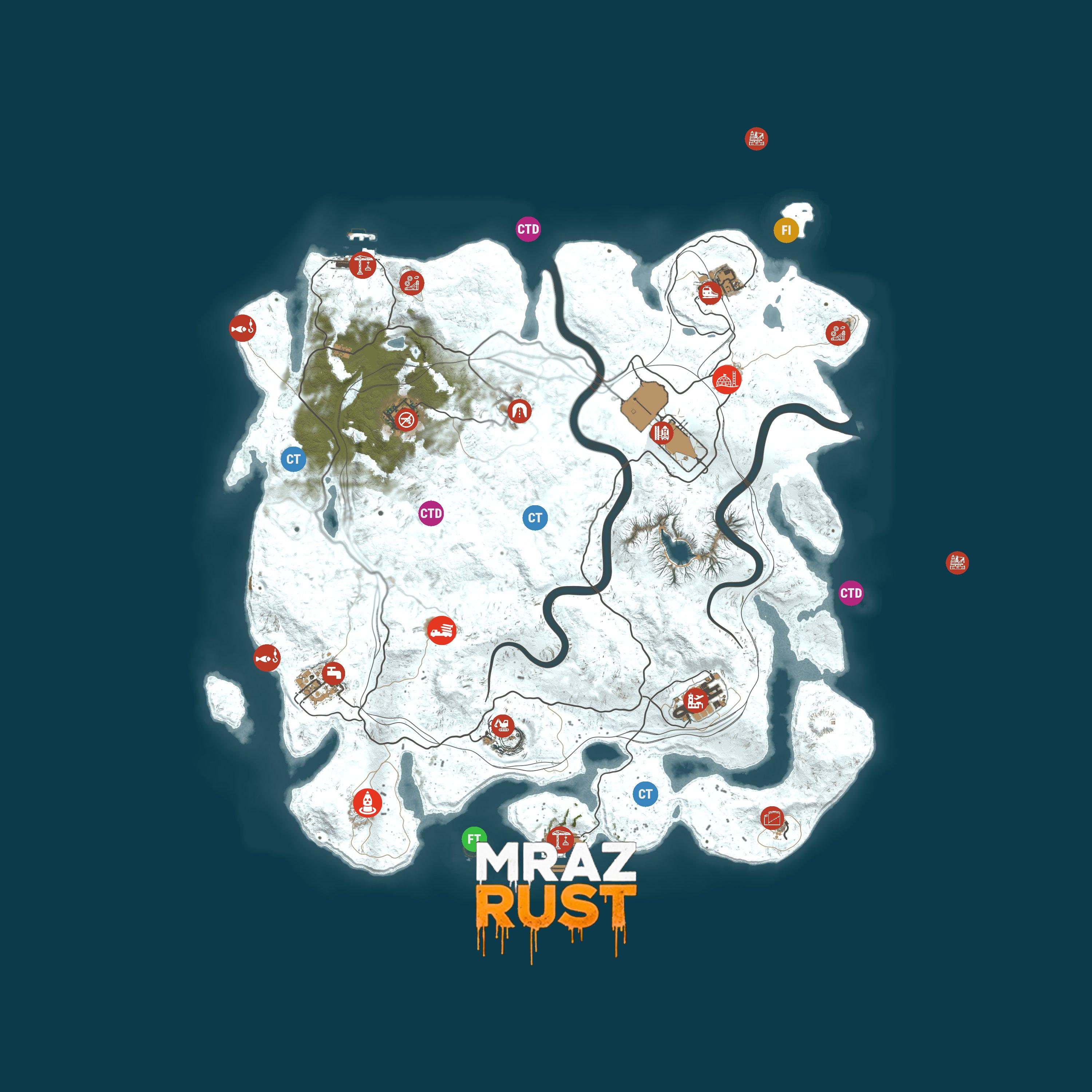 Карта сервера