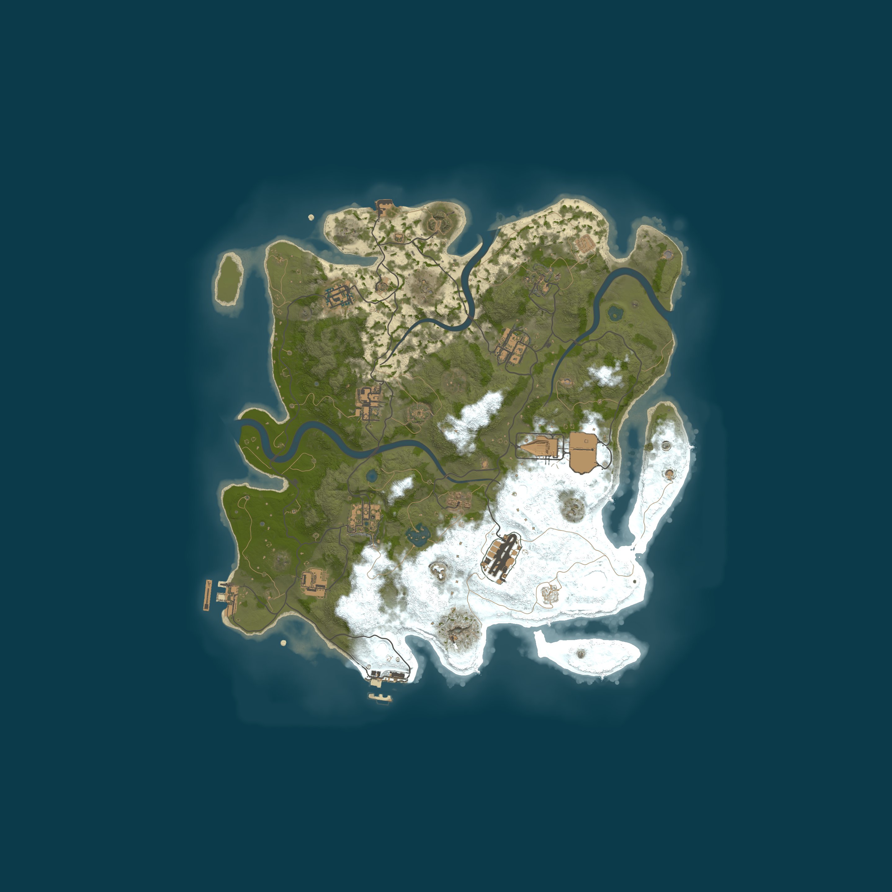 Map for Deadman Raiding |A Raidable Bases Boomfest