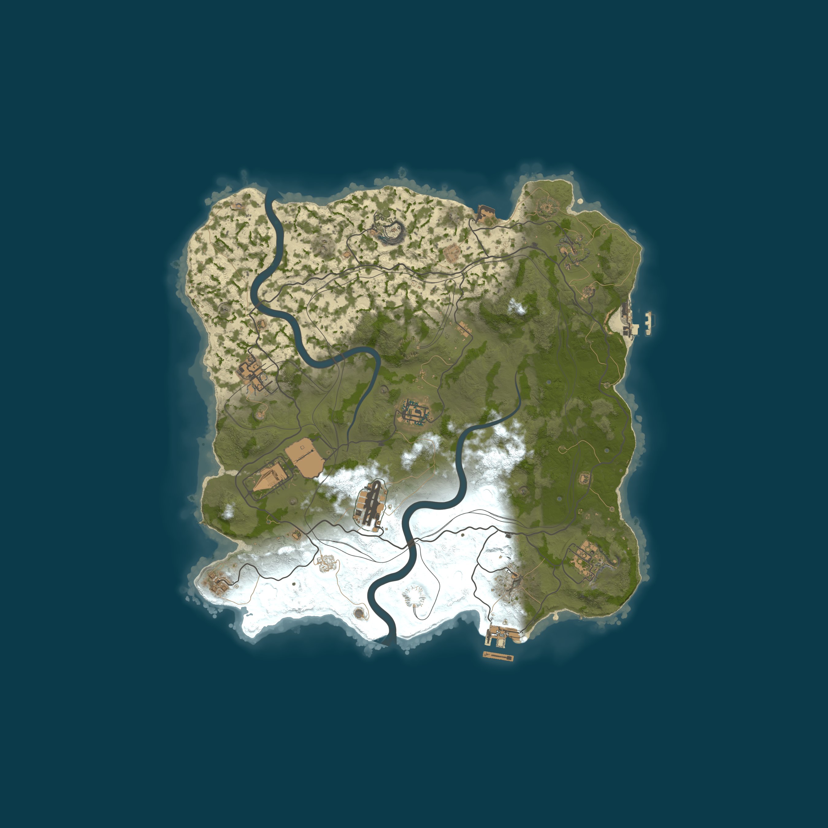 Map for WARBANDITS.GG 5X |Solo/Duo/Trio|Loot+|TP|Kits|x5 JUST WIPED