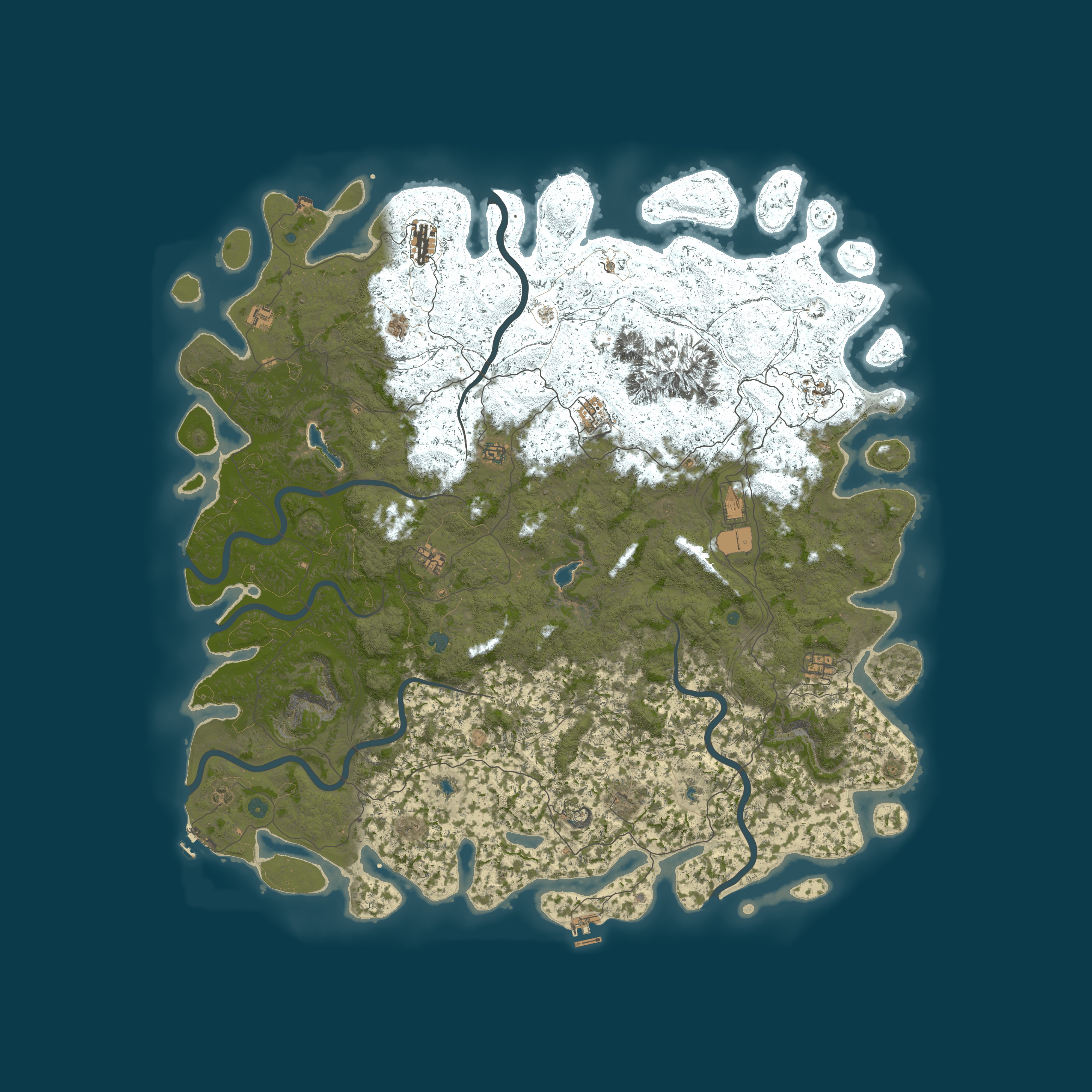 Map for Scotland rust server