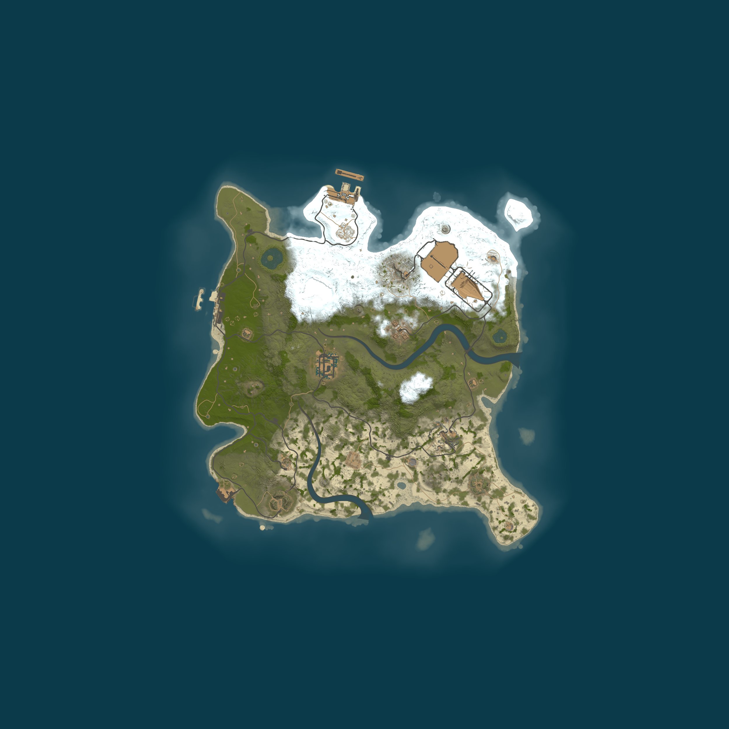 Map for Campfire Rust | 3x | Quad | Bi-Weekly
