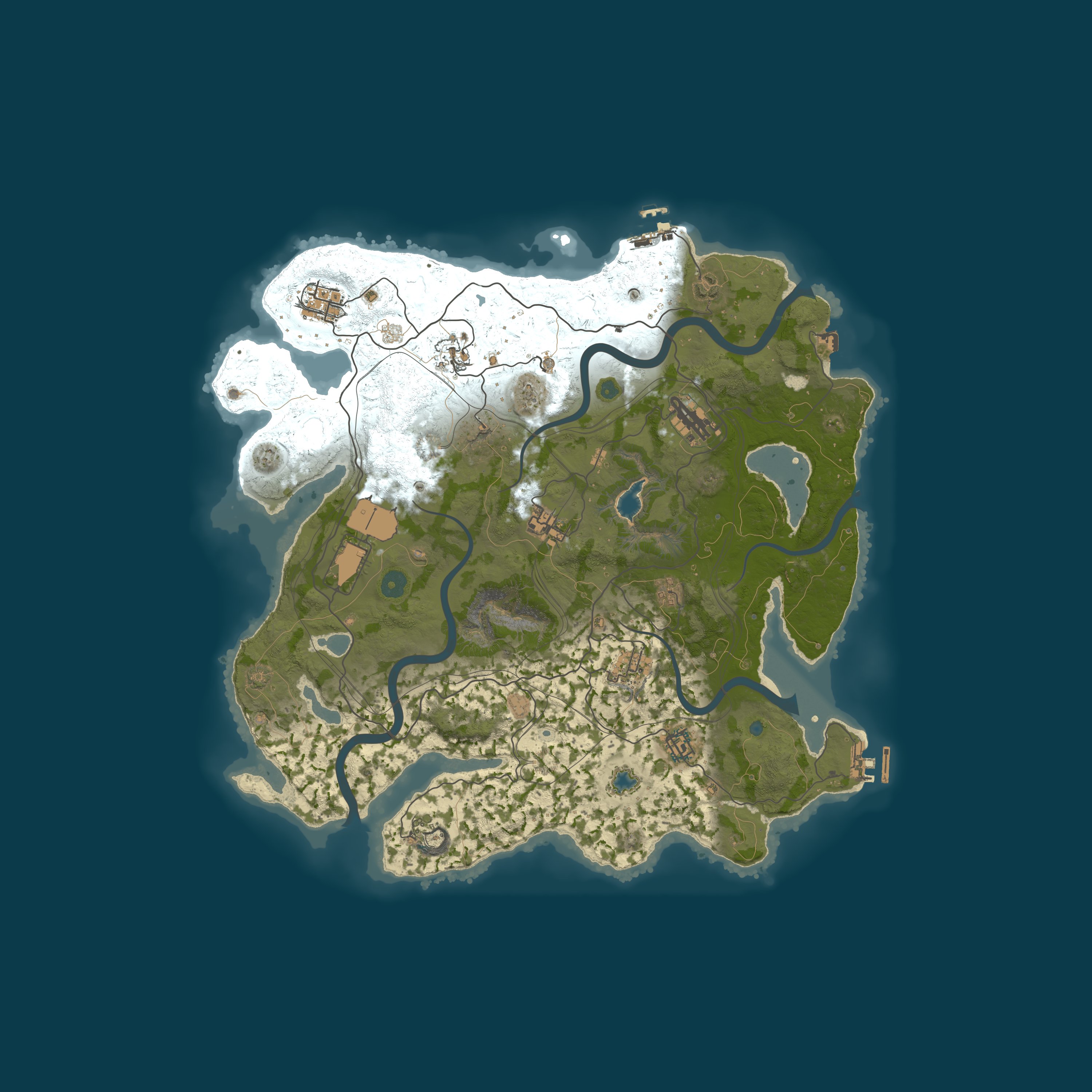 Карта сервера