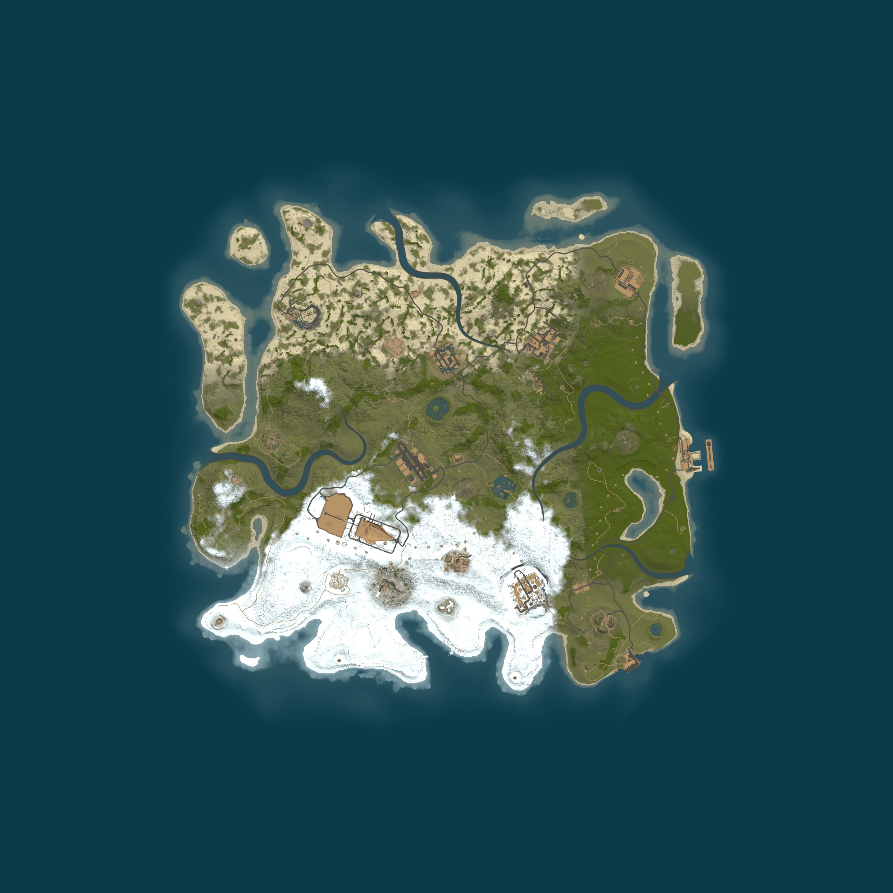 Map for [LATAM] InfraTerra Rust X2 Solo/Duo/Trio | Wipe 02/07