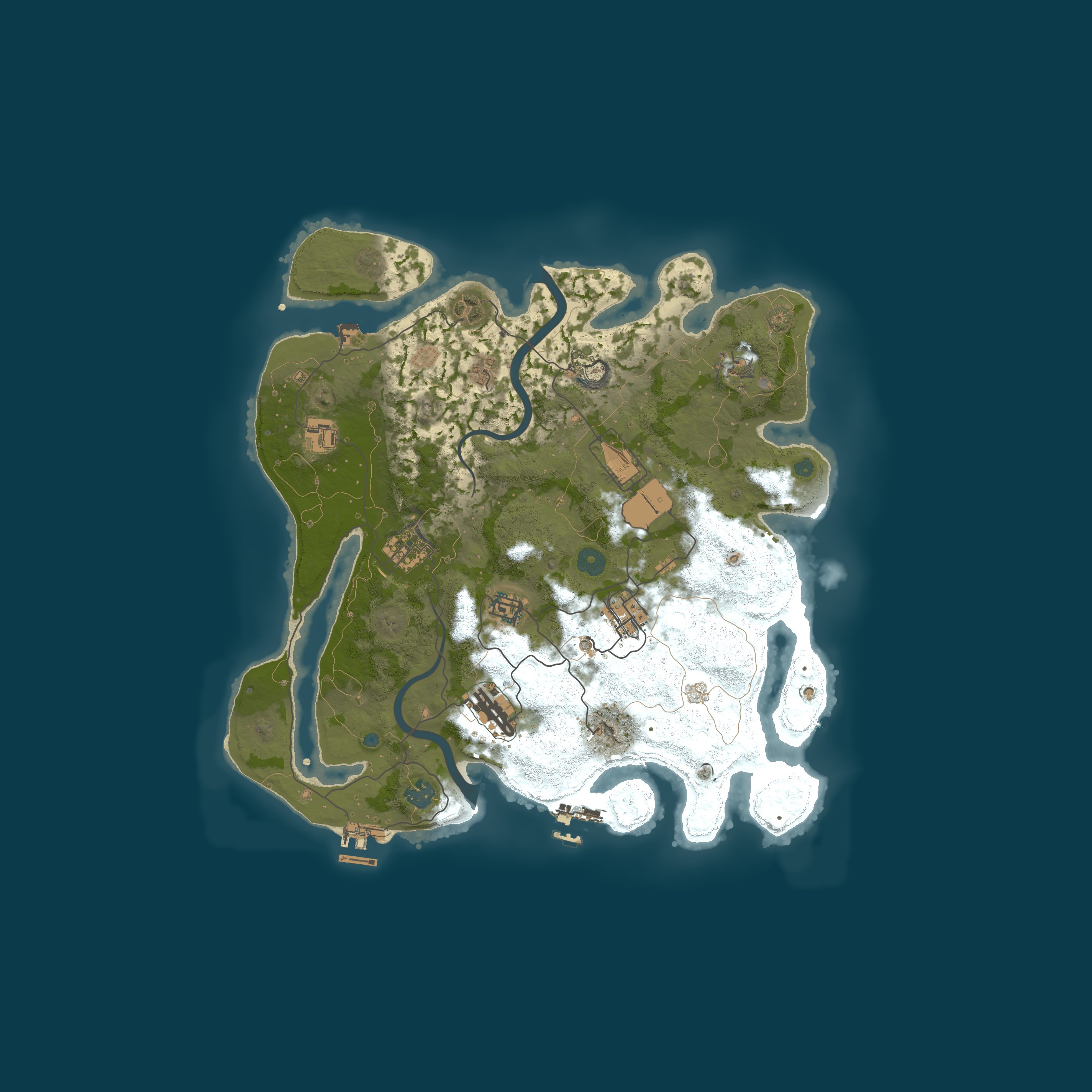 Map for RUST UNITY | X50-X100 | MAX5 | Для новичков