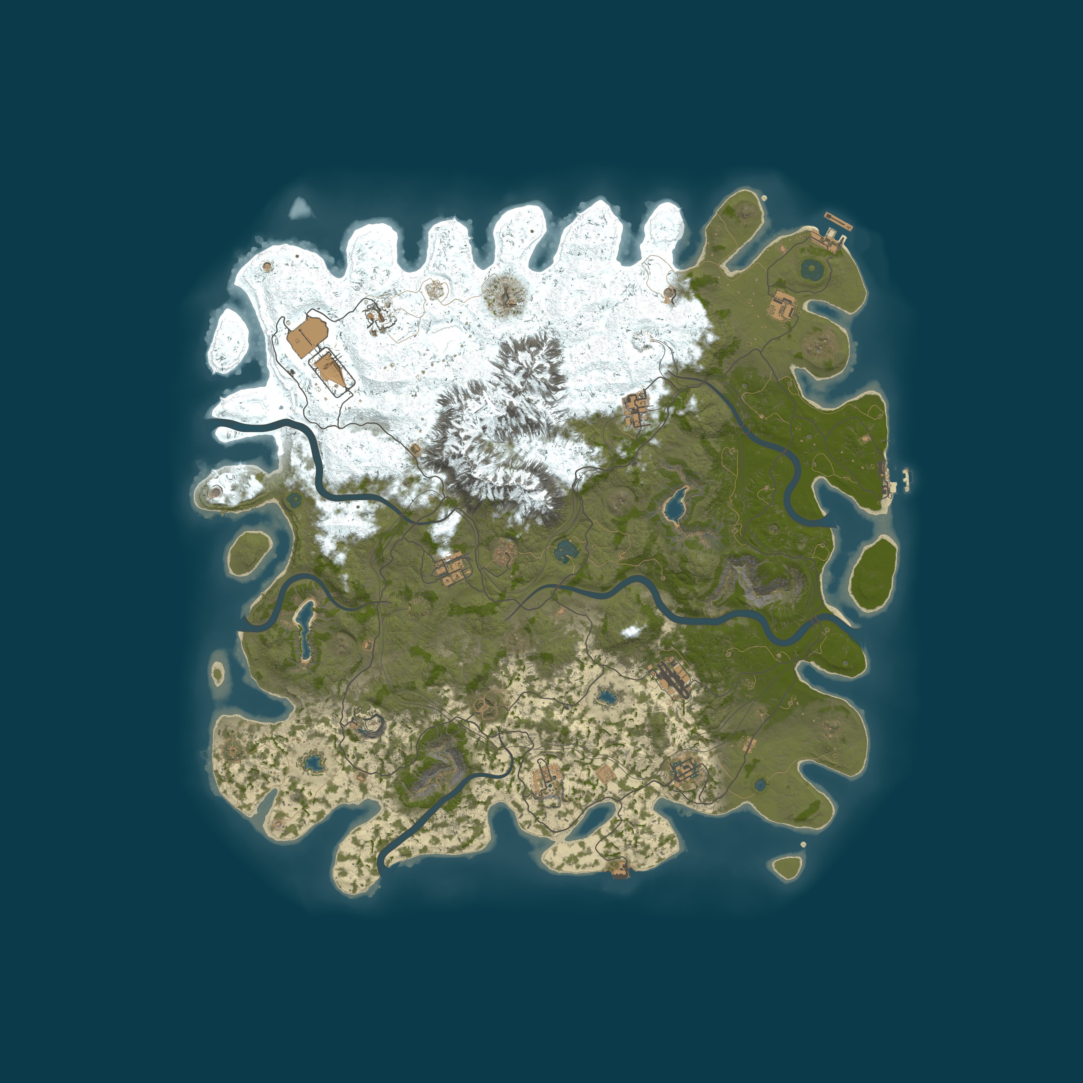 Map for Potato HQ [BuildServer + NoRaid + NoAttack]