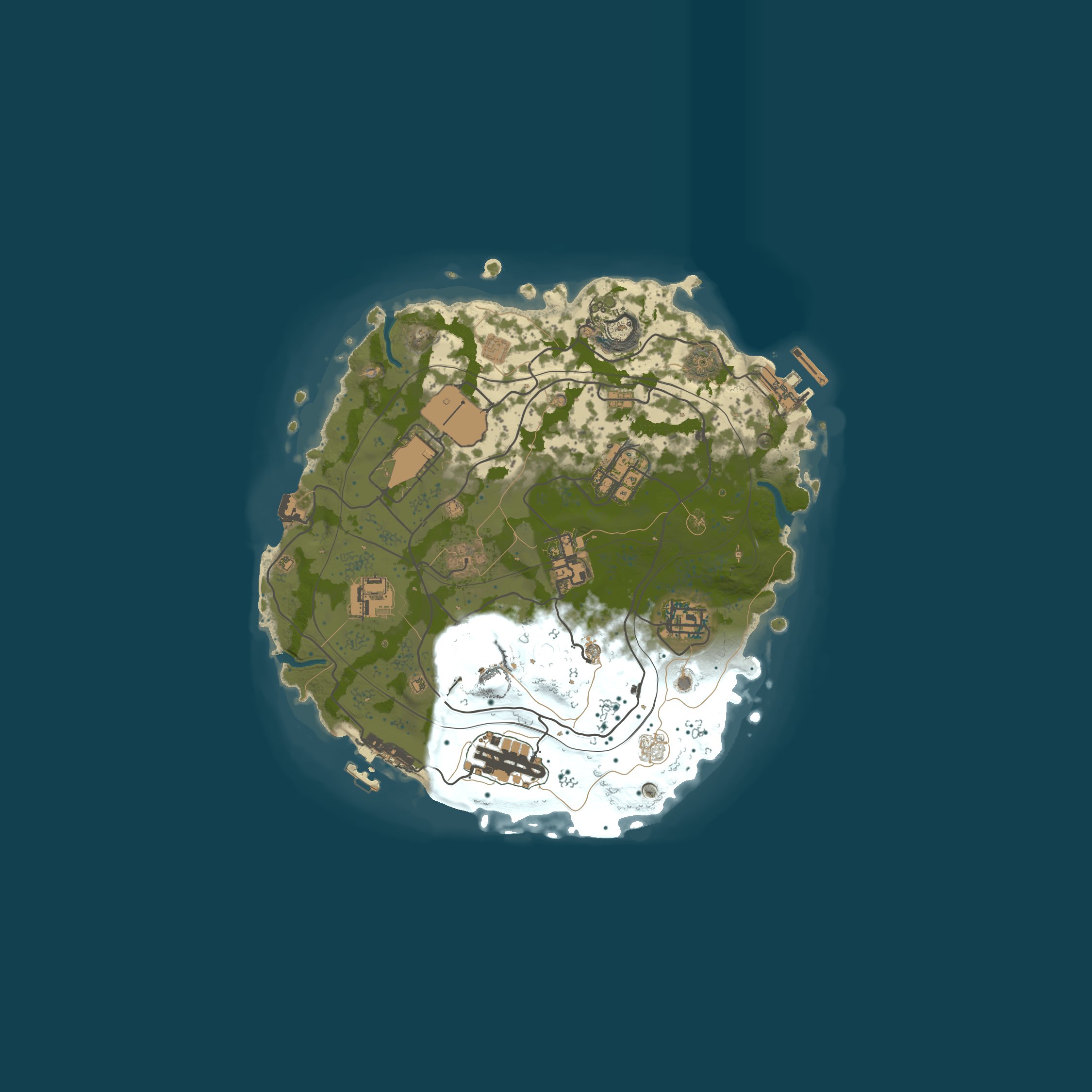 Custom Map, size 2500, seed 1750149067