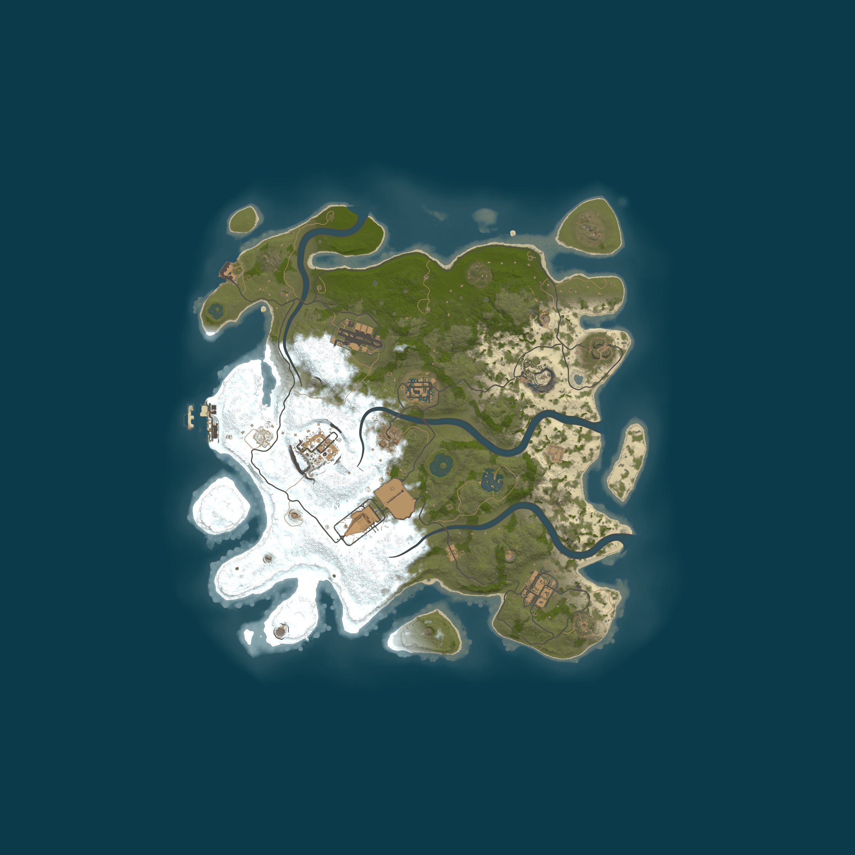 Map for GreenRUST NO LIMIT|X10|KITS|TP|WIPE 07.05