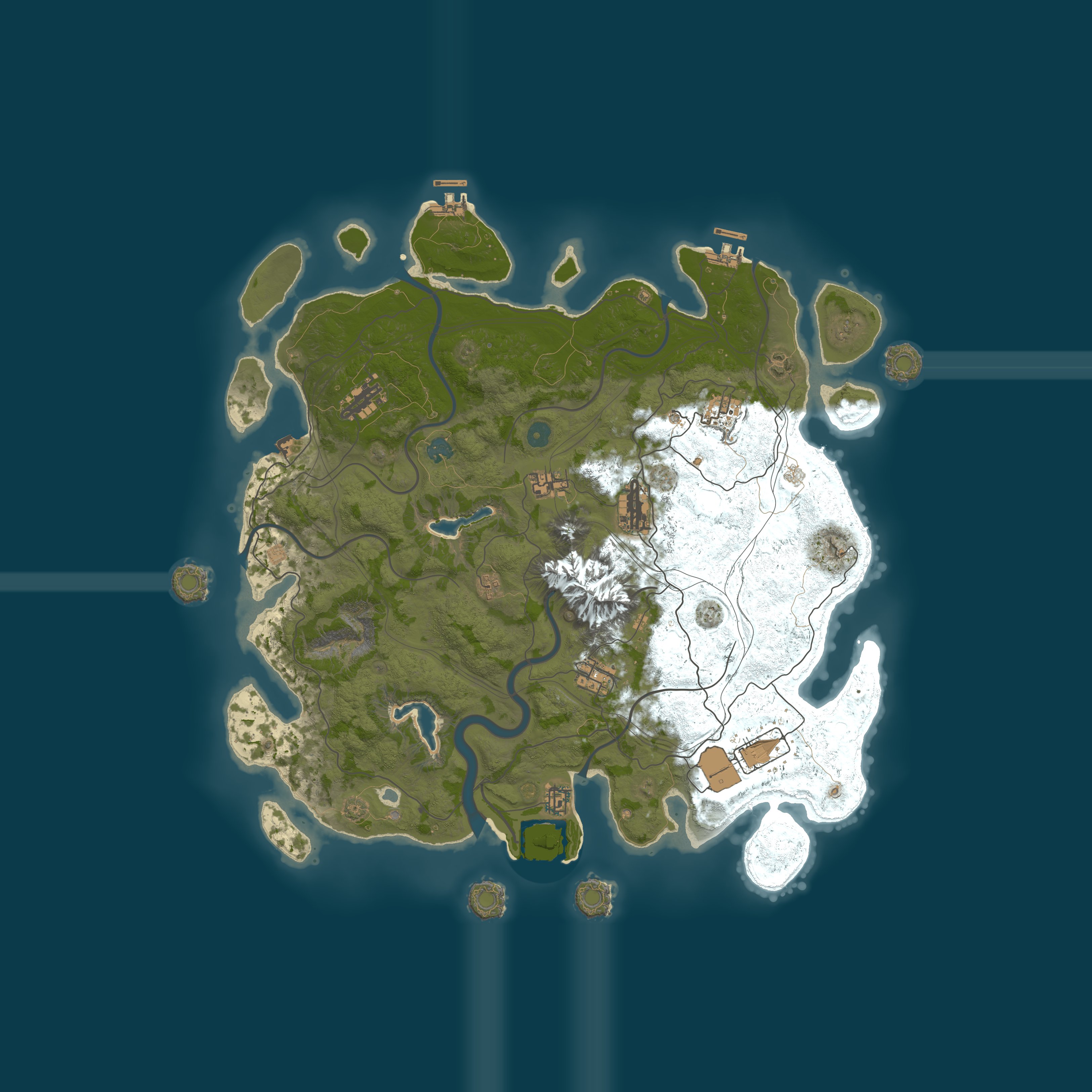 Custom Map, size 4500, seed 52766