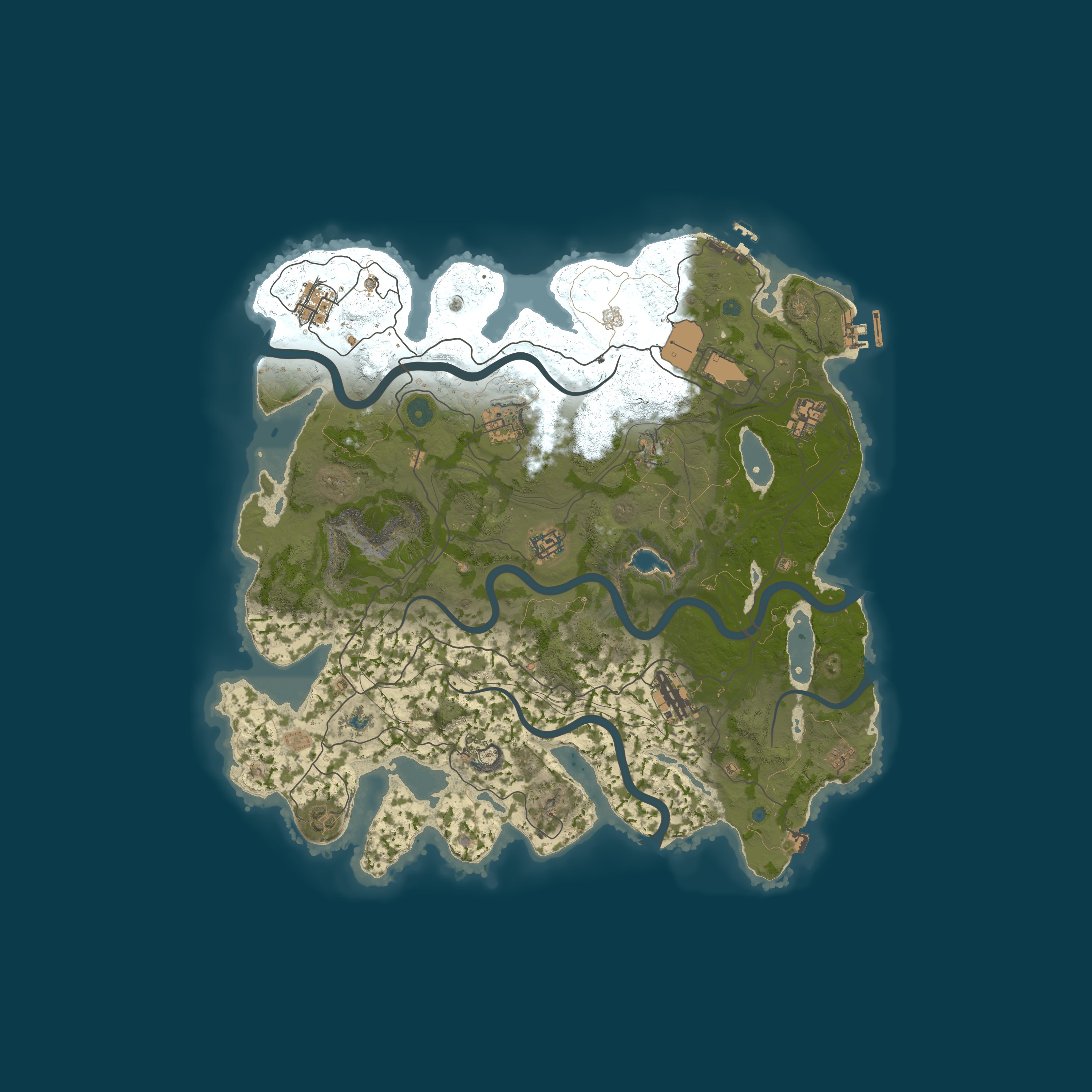 Карта сервера