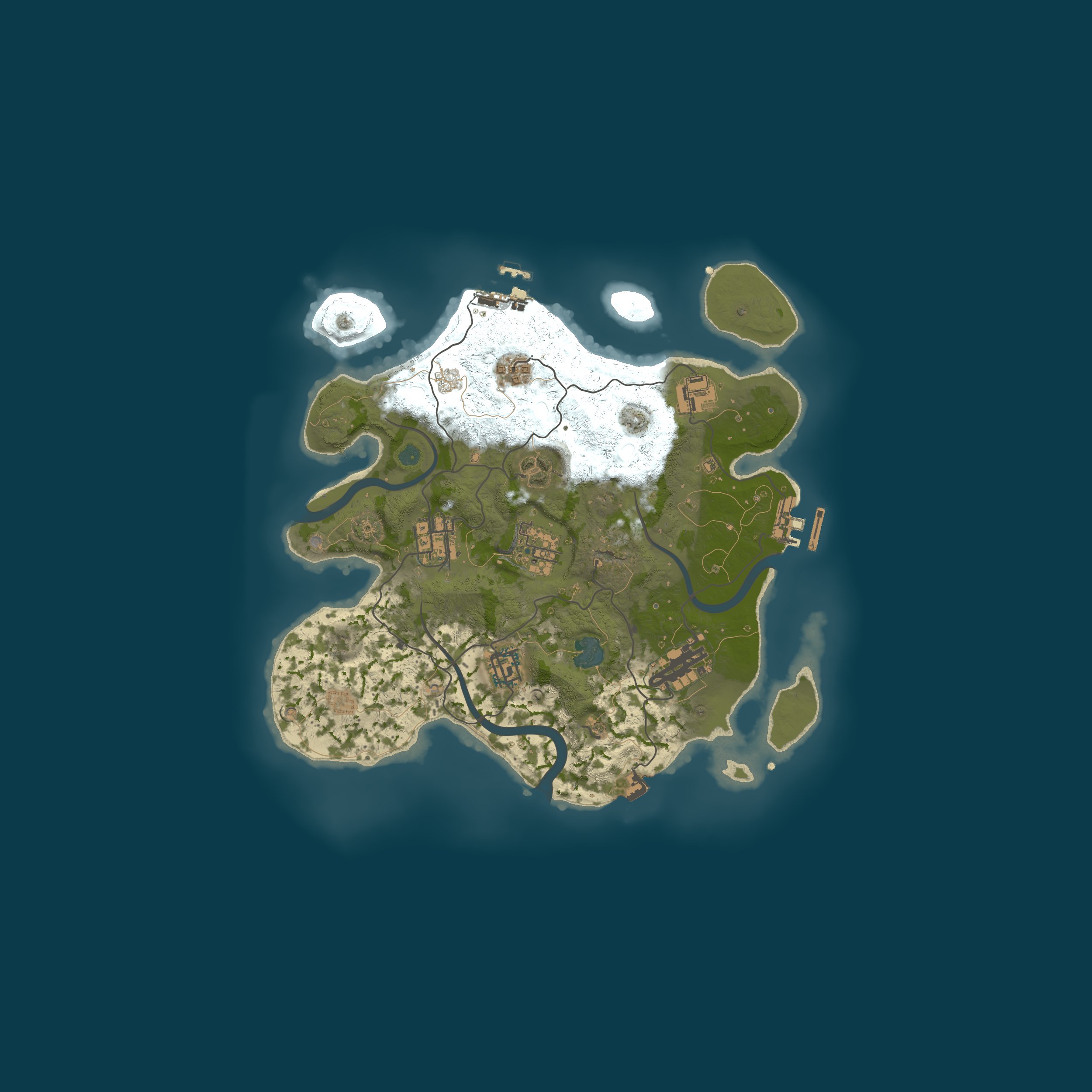 Procedural Map, size 3000, seed 159357