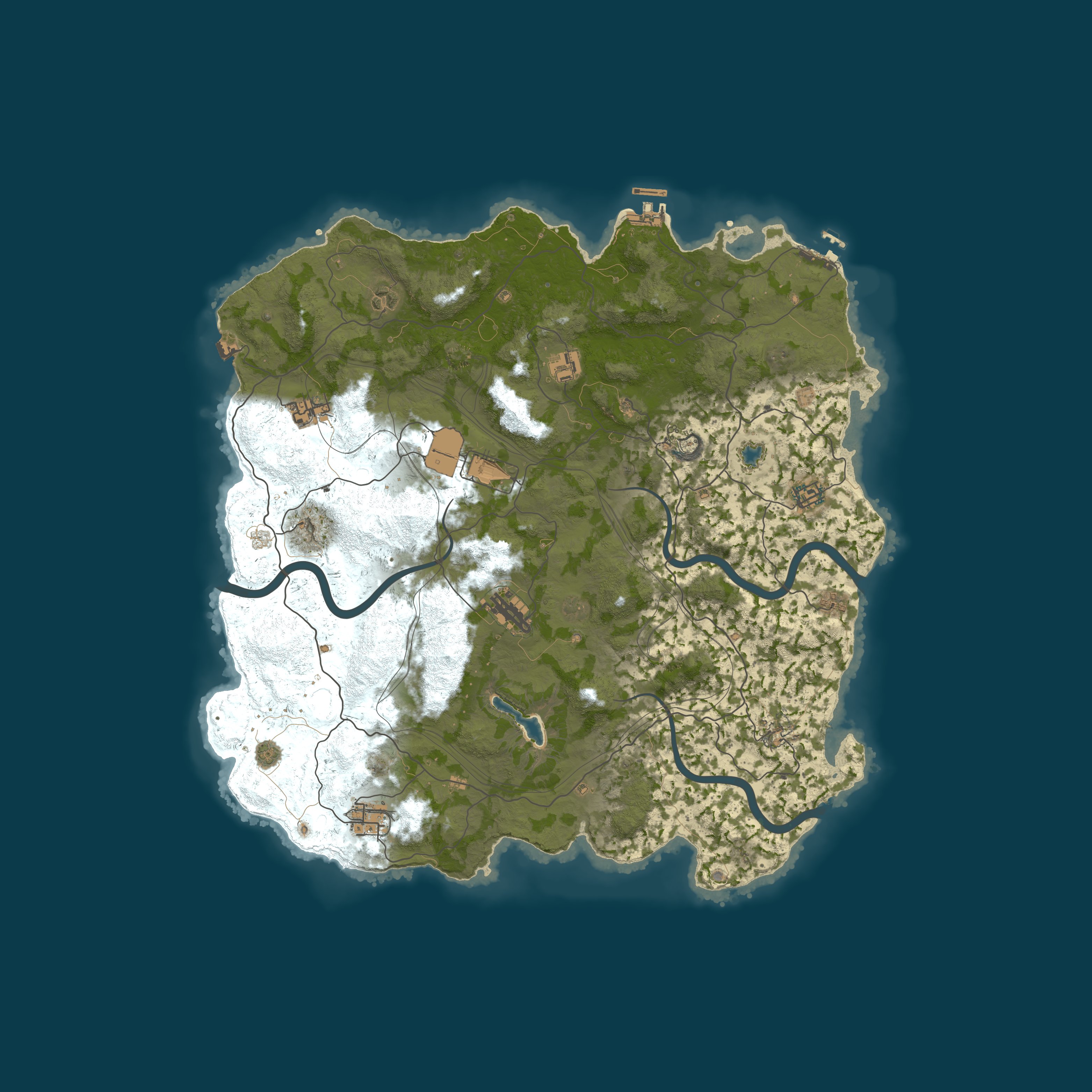 Map for Rustoria.co - US Medium Premium