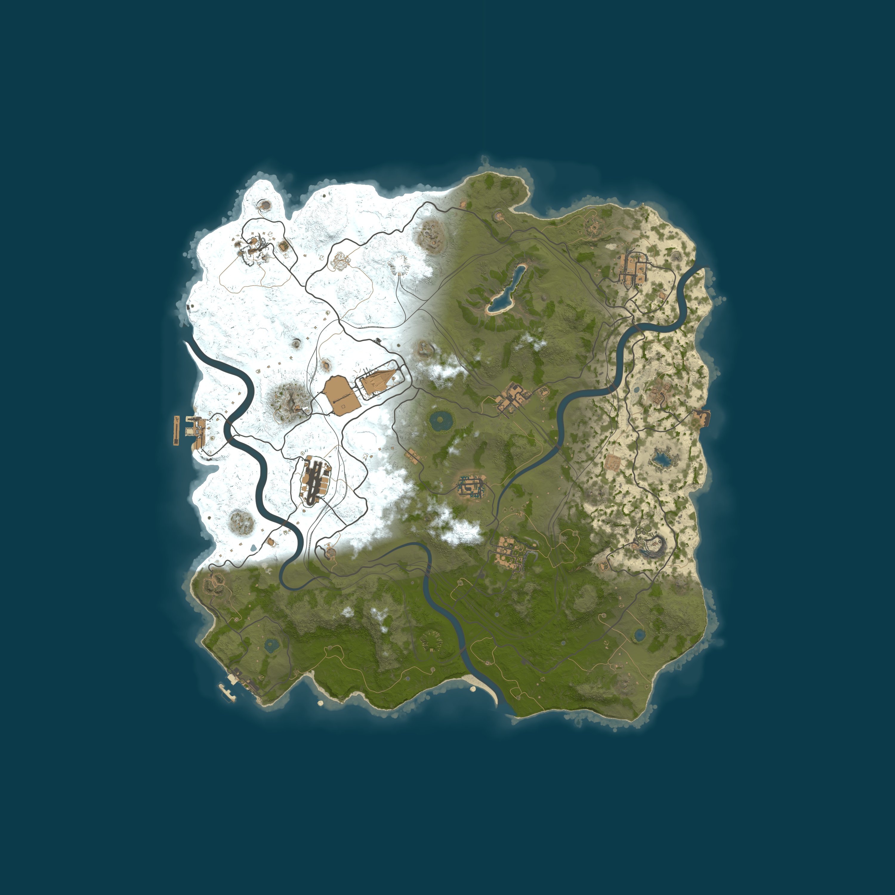 Map for RustResort.com - EU Vanilla | 2X Monday 11.05
