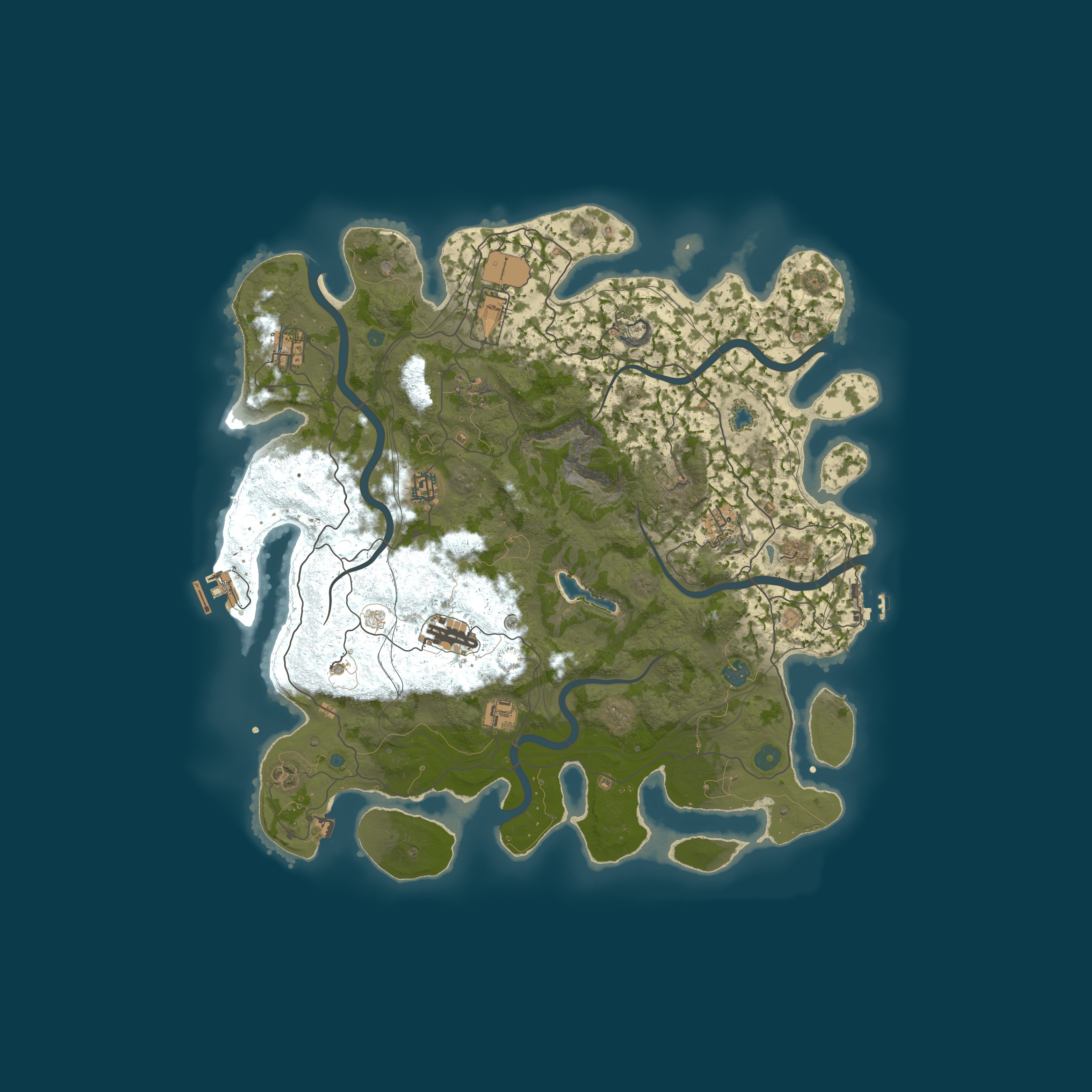 Map for Phree World Training Ground