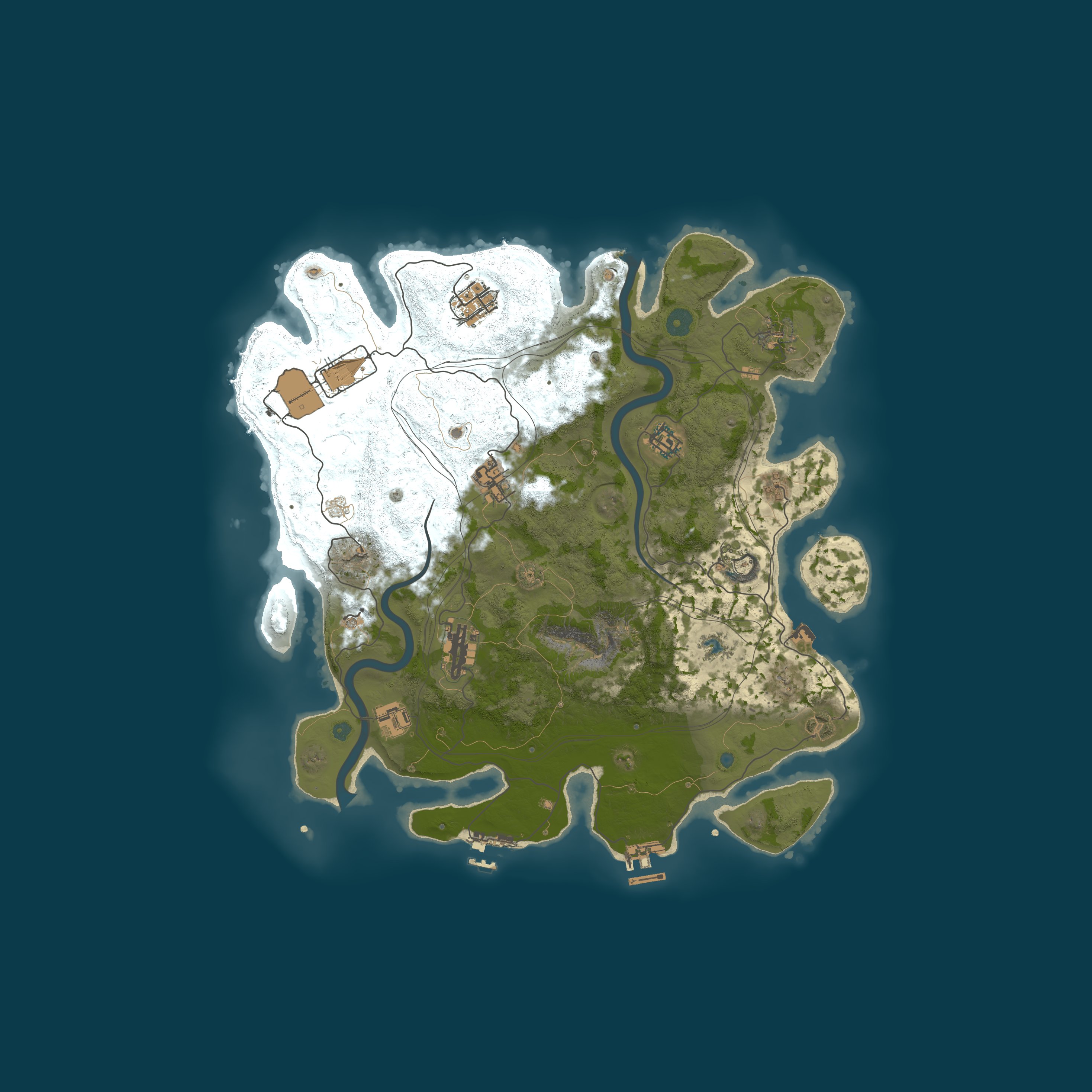 Map for TIRust BattleBay Solo/Duo Minis|Low Upkeep