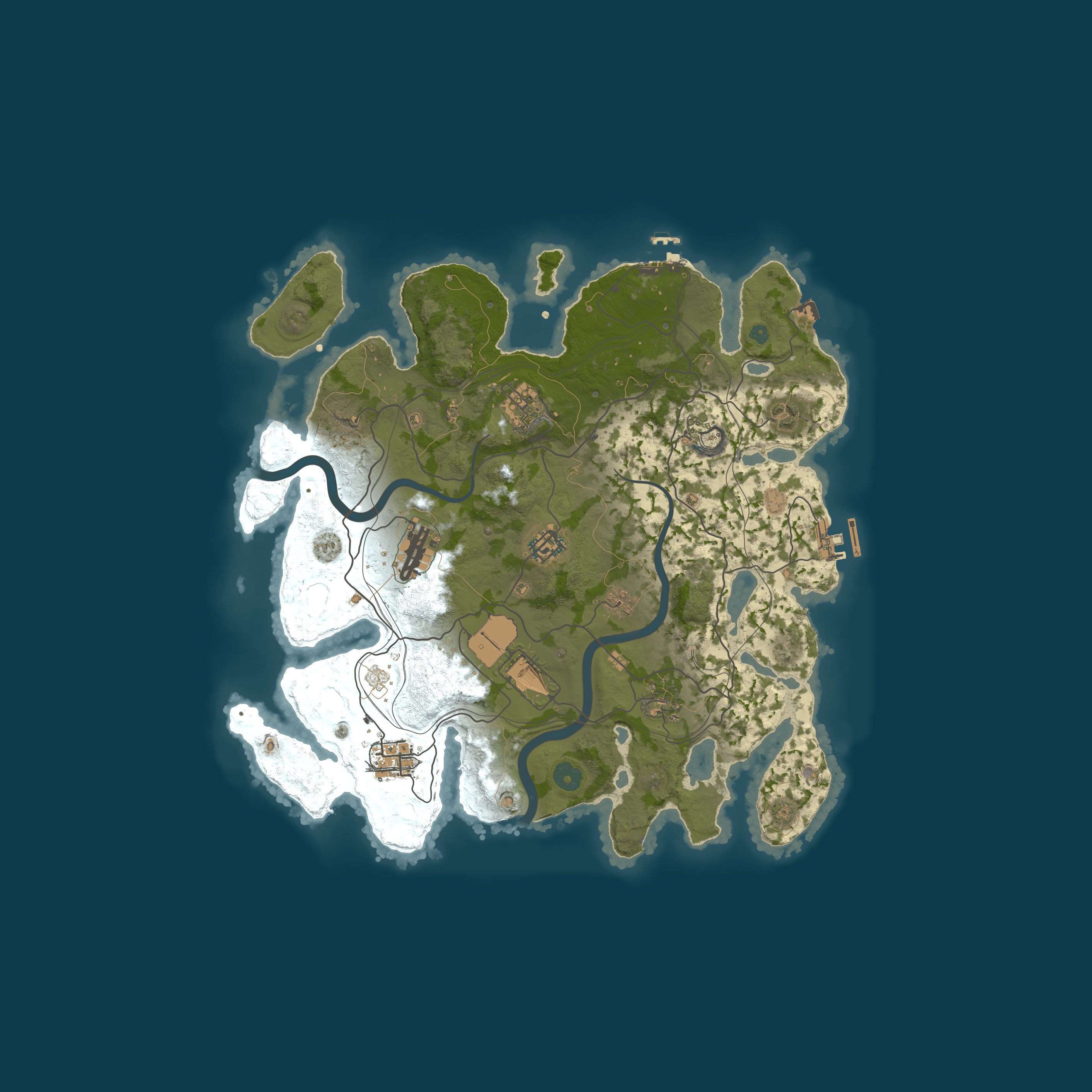 Map for [TR/EU] SKY RUST - Solo/Duo/Trio/Quad/Max5 | Yeni Başlayan