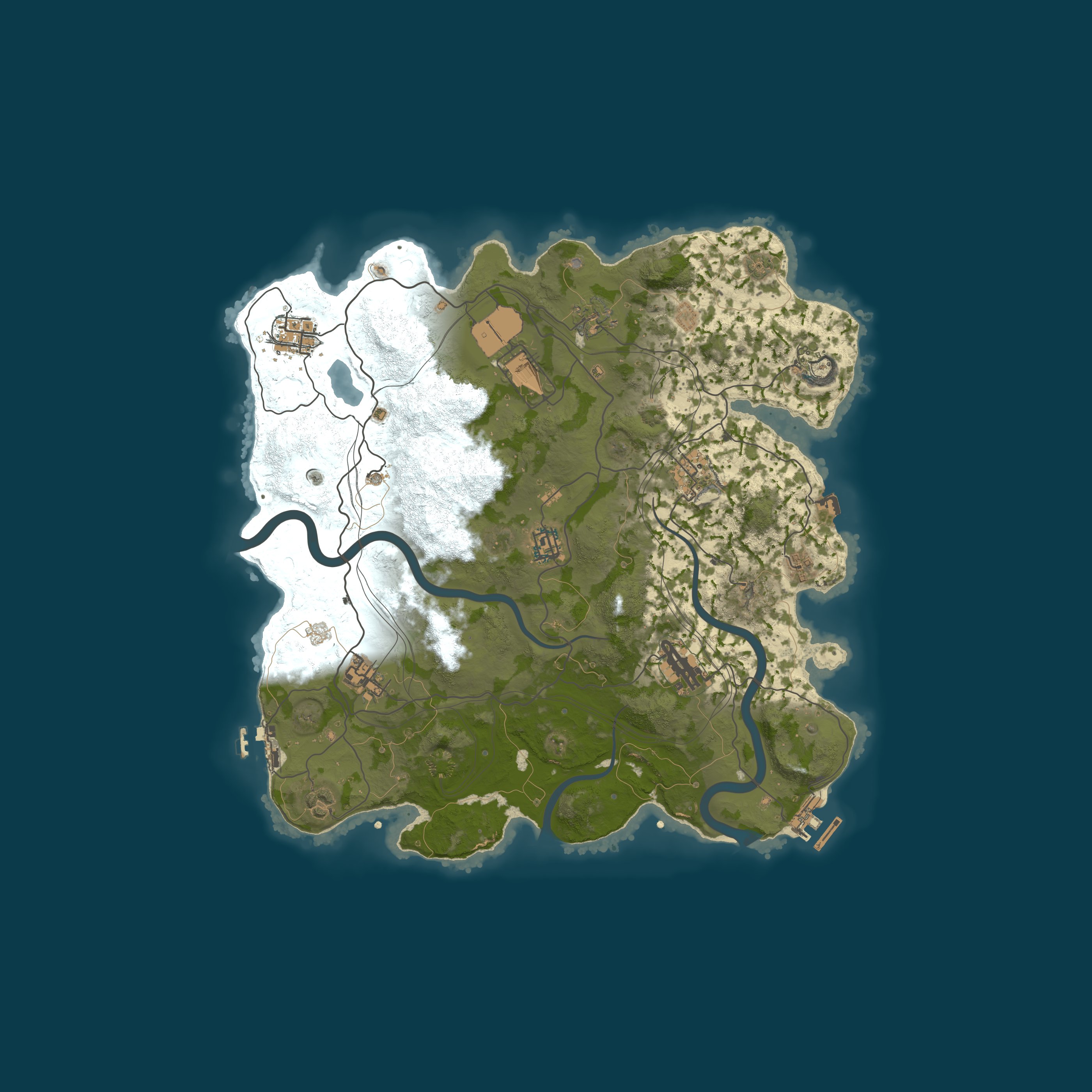 Map for Reddit.com/r/PlayRust - EU Small