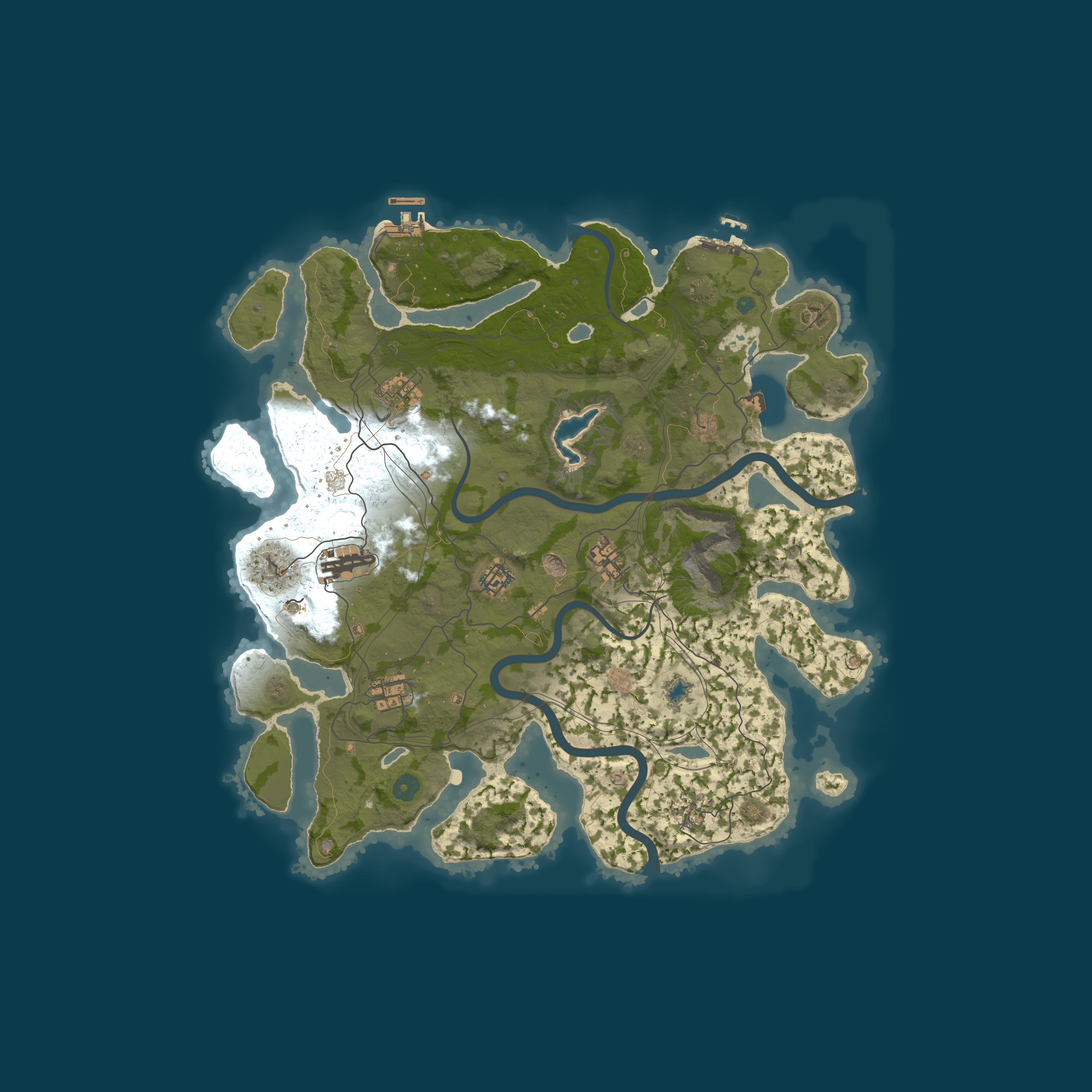 Карта сервера