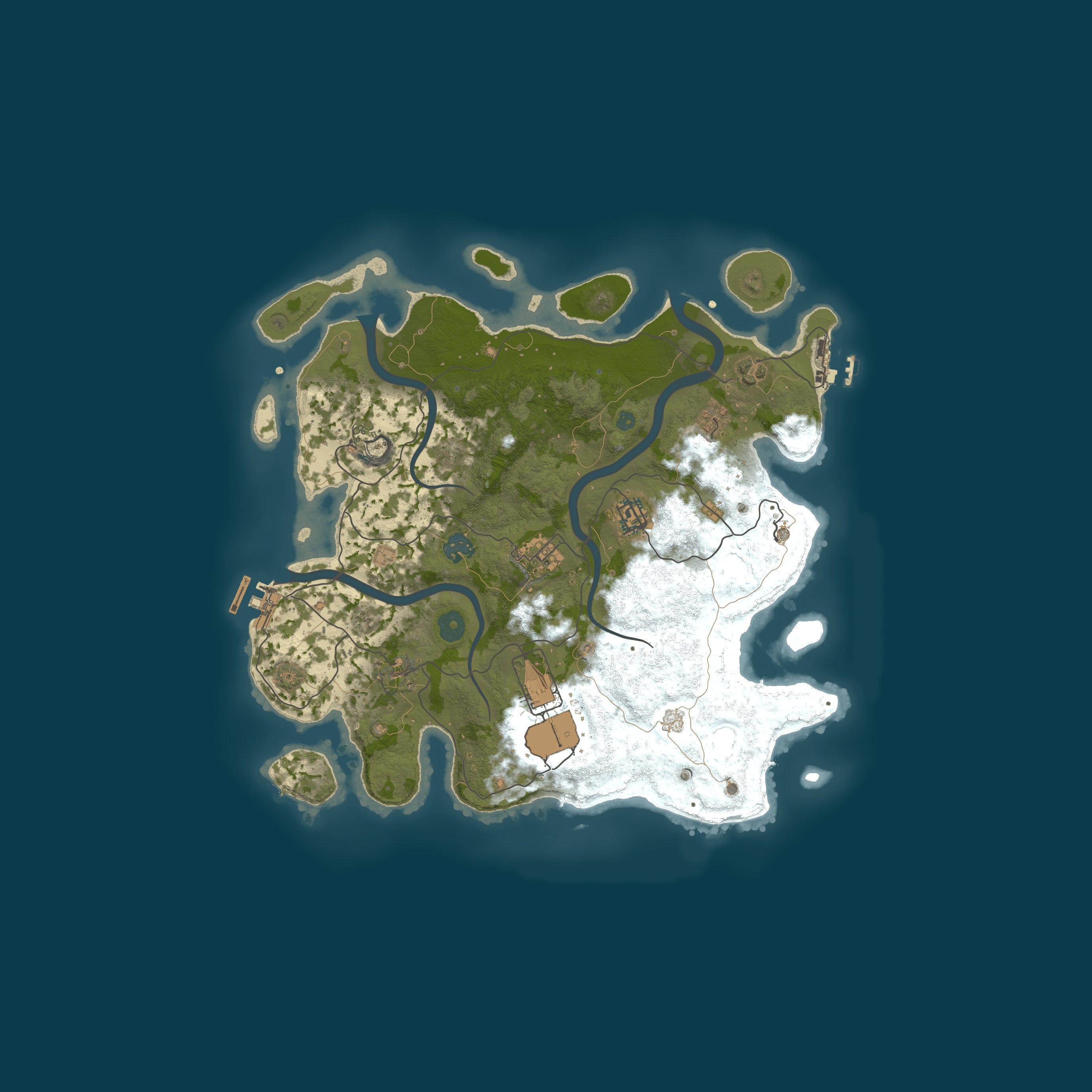 Map for Mighty Rust Mods 10X