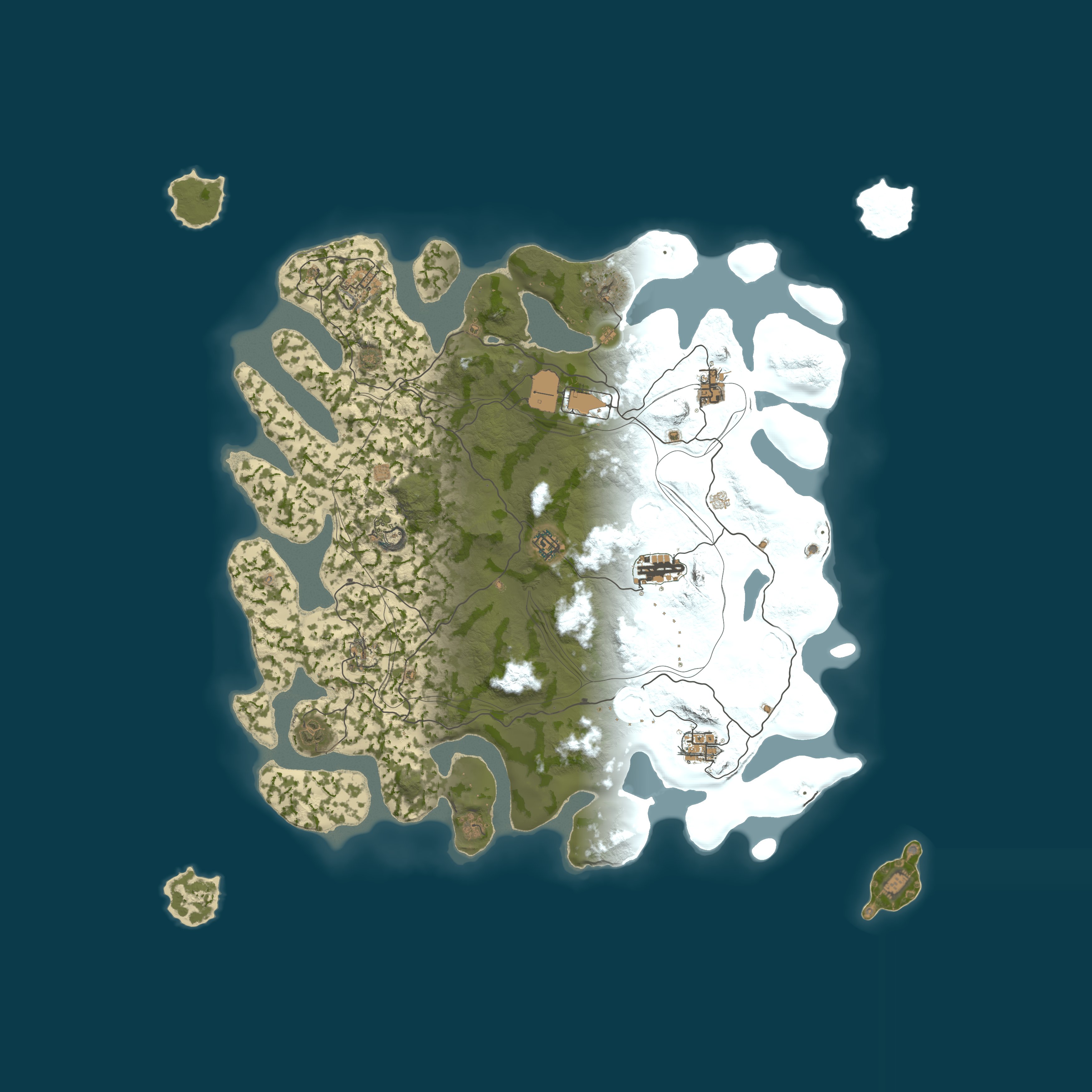 Карта сервера