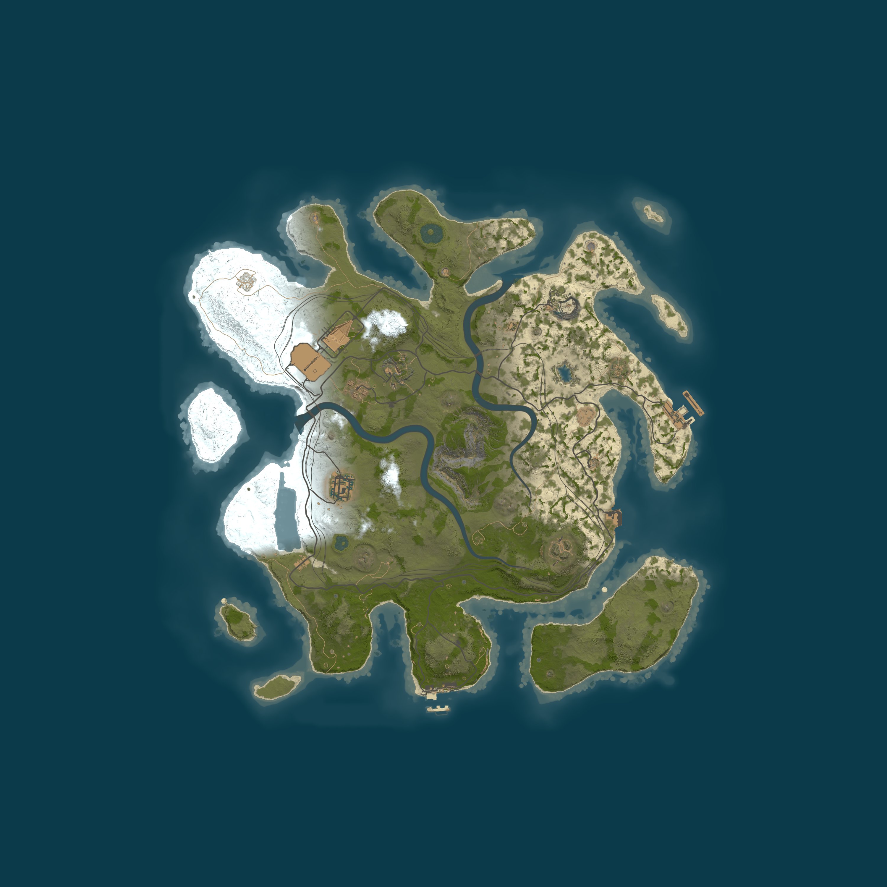 Map for Combani RUST