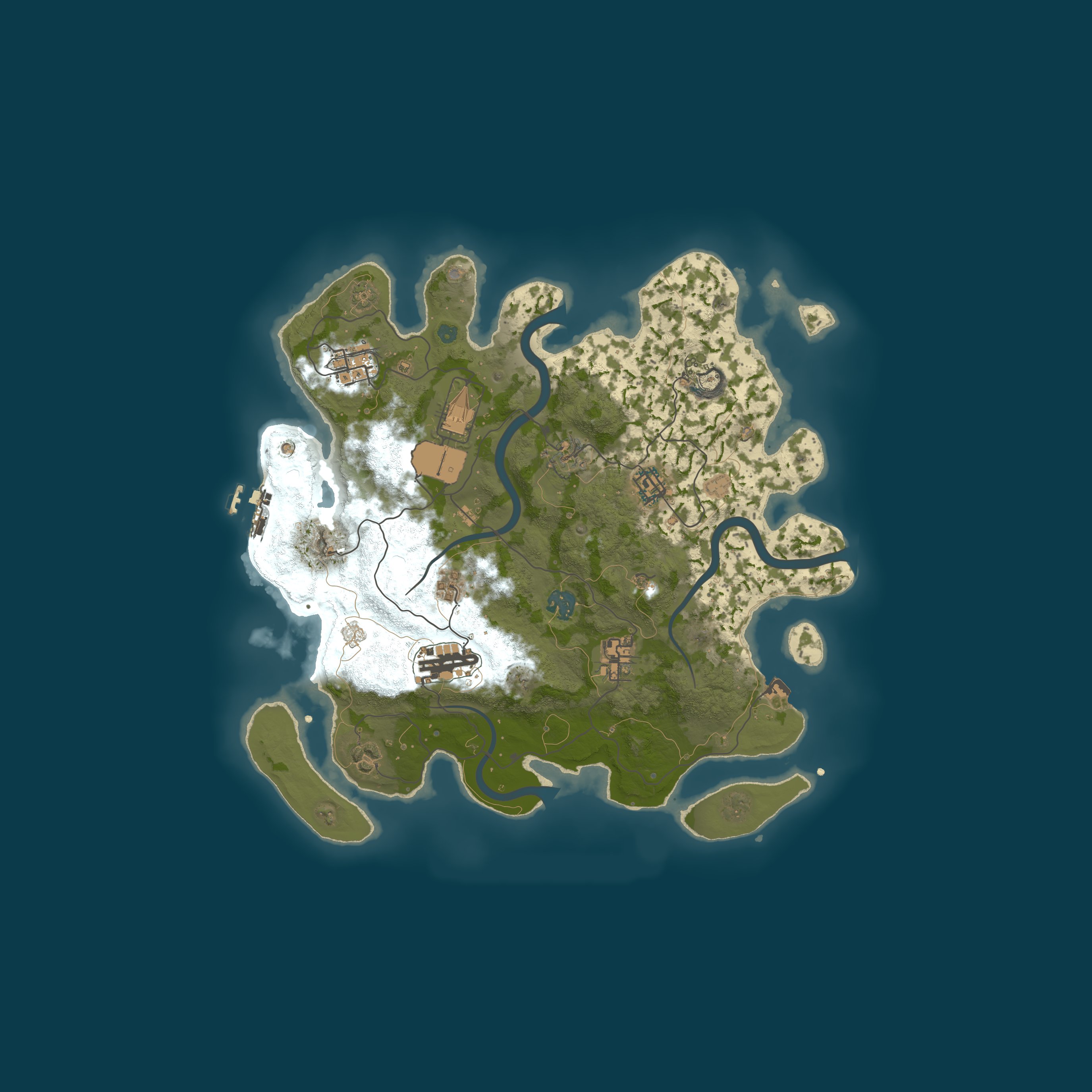 Map for SurviVal InstiNct (Kits|Home|TP|Rates)