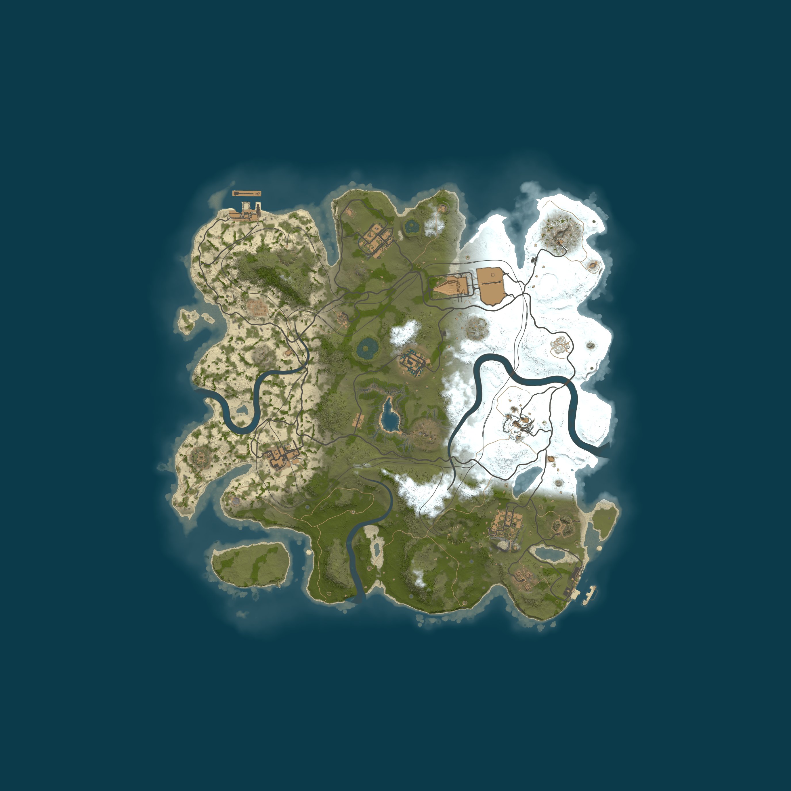 Map for [EU] TideRust - Solo Only|Monthly|No BP Wipes 07/02 02.07