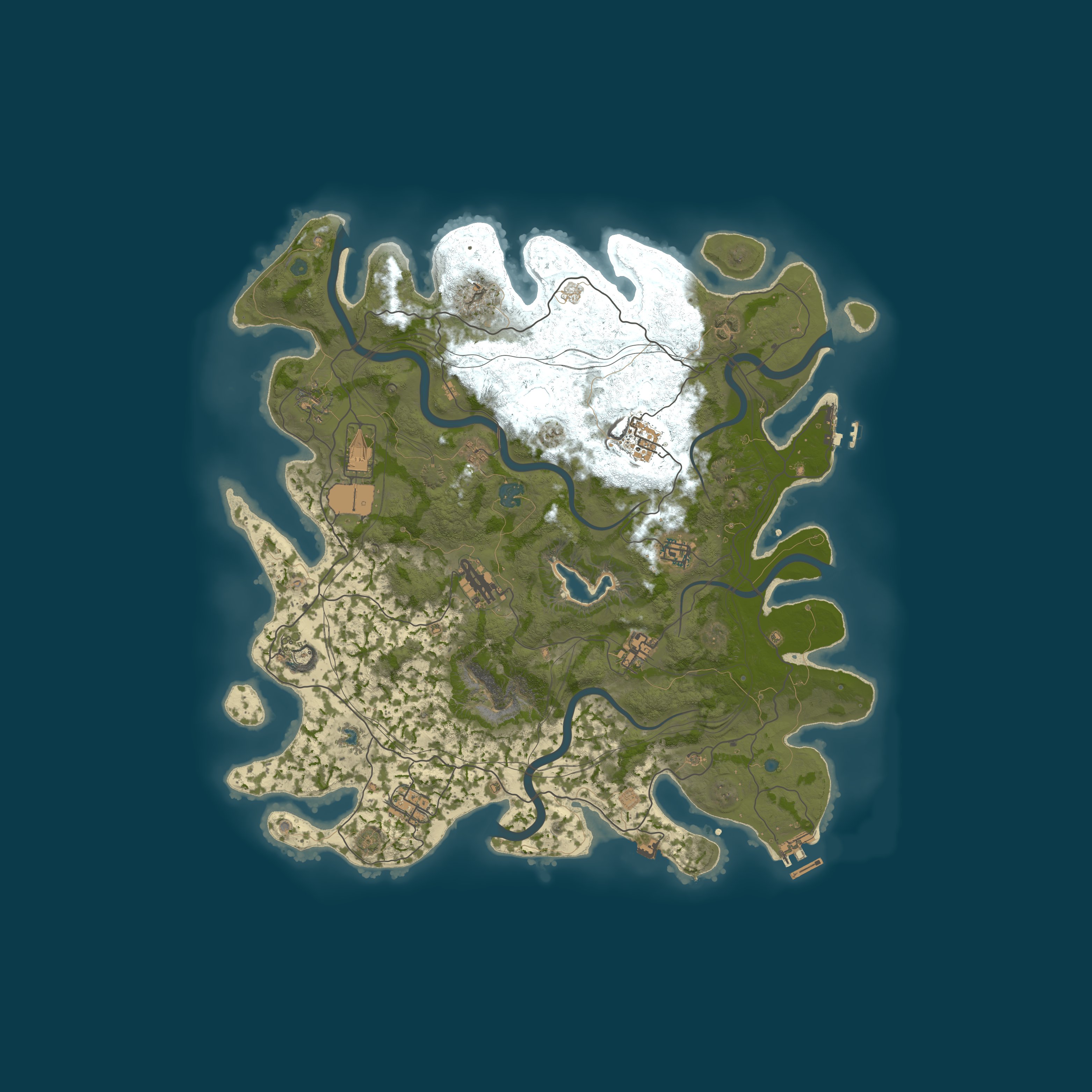 Map for MIGHTYRUST.GG|Solo Only|Monthly|No BP Wipes|Low Upkeep