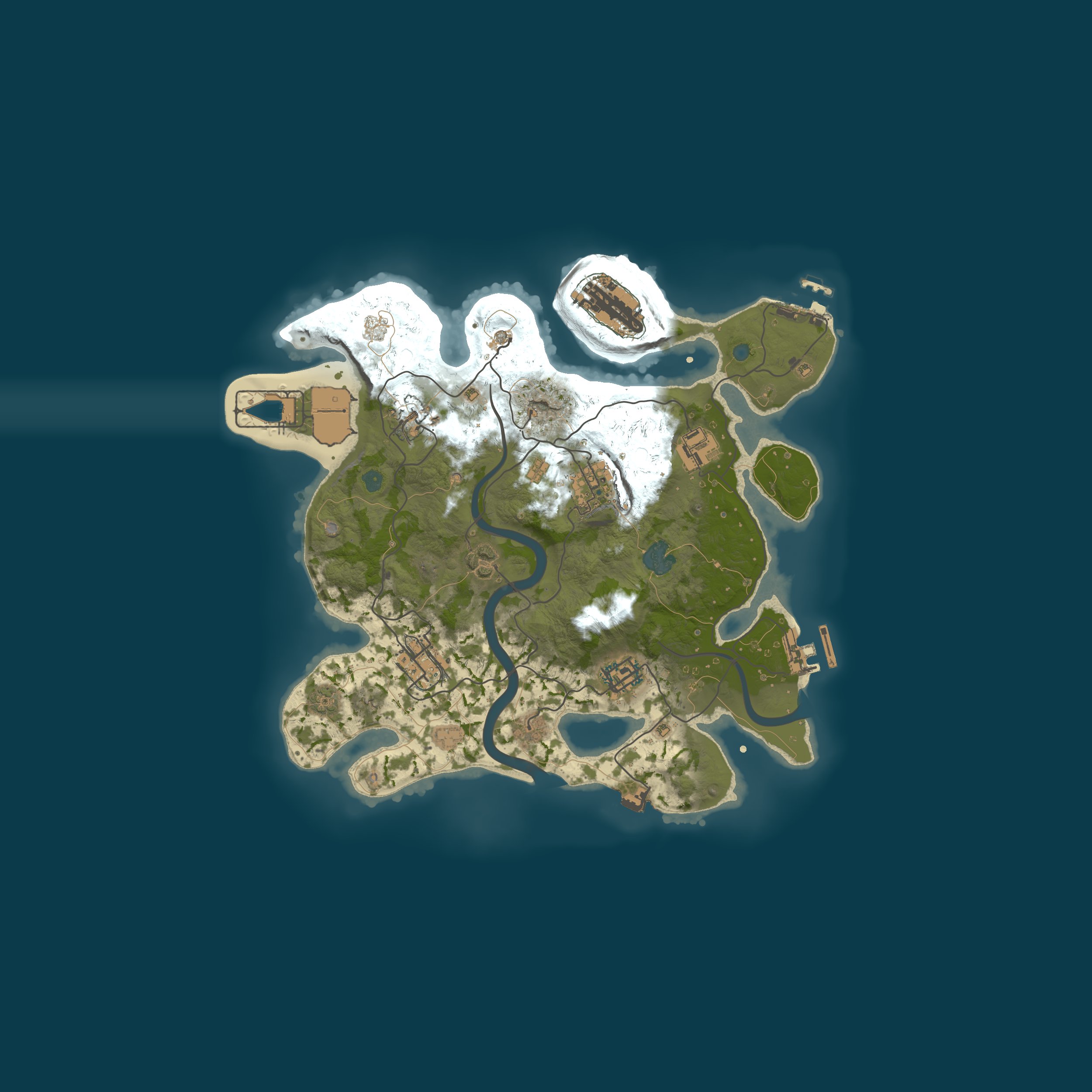 Custom Map, size 3000, seed 83749261