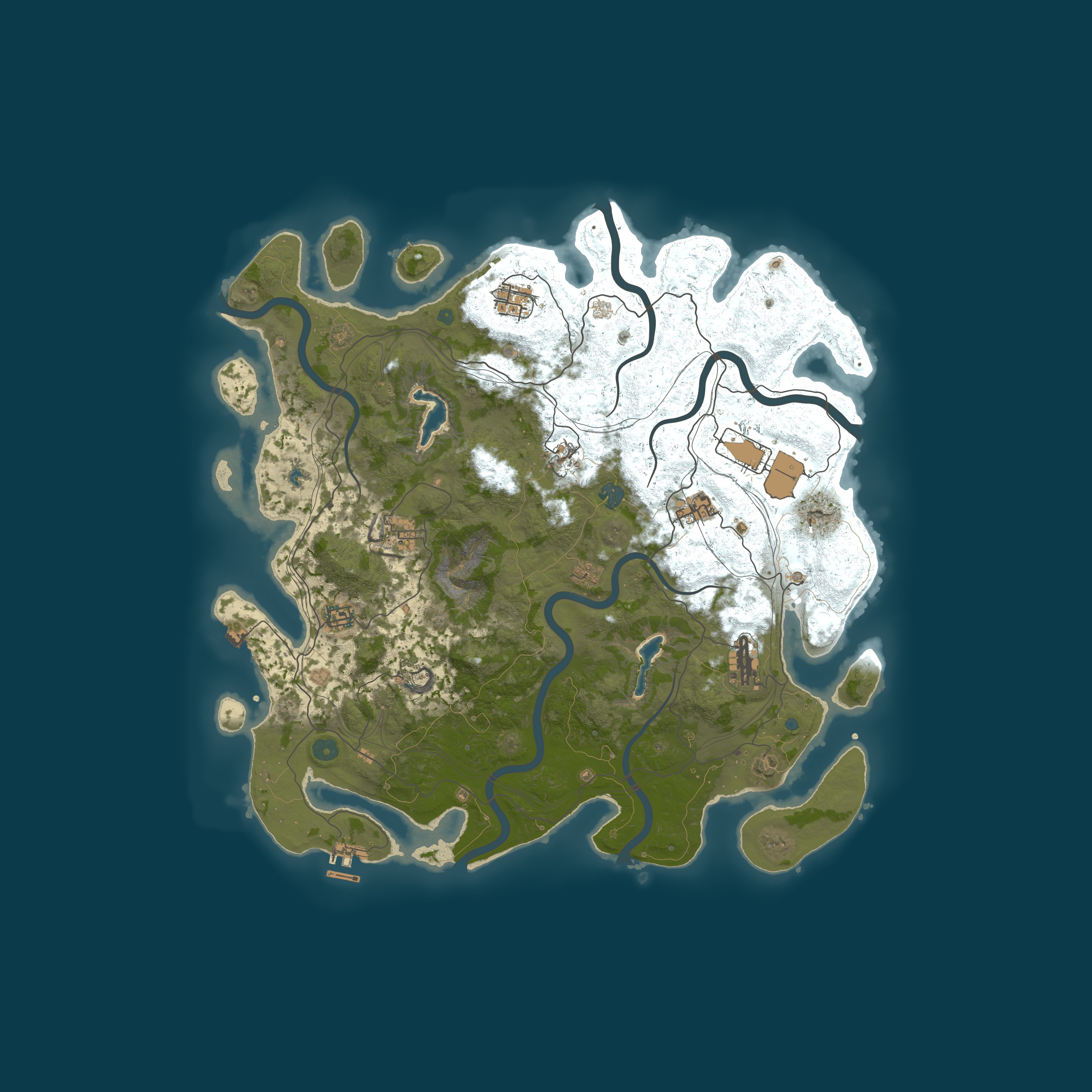 Map for Apocalyptic storm SOLO/DUO