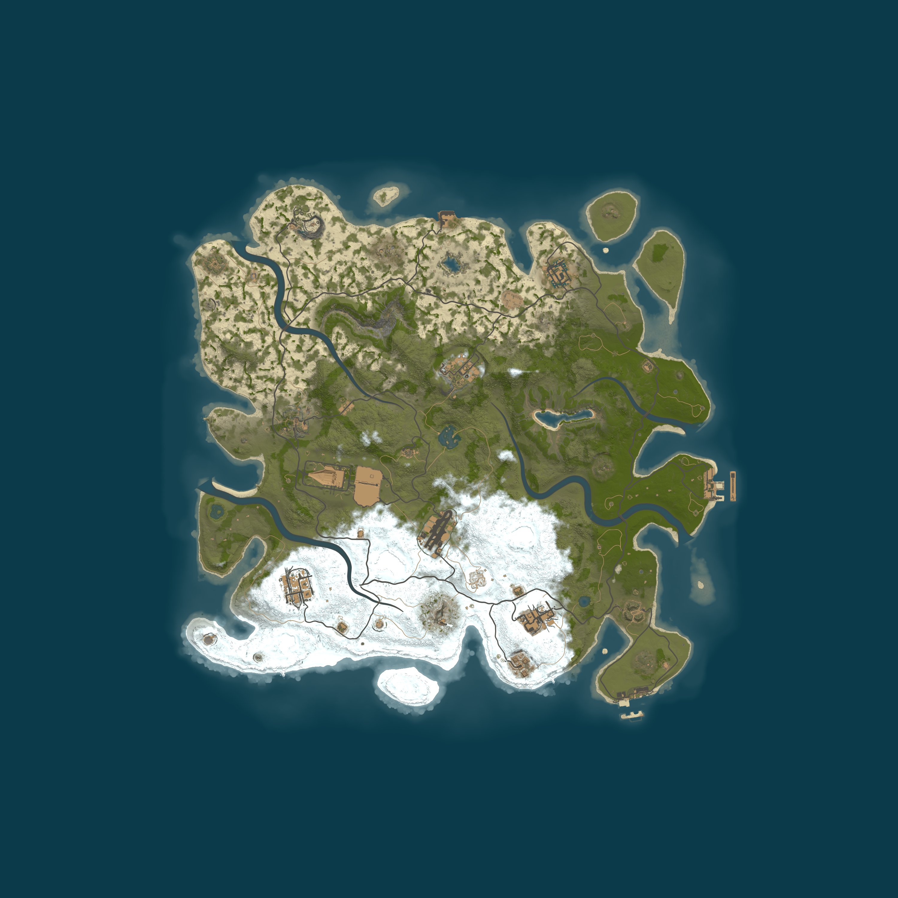 Map for Diddys Den- Solo or Duo Only! - Low pop and Big map - Vanilla- 