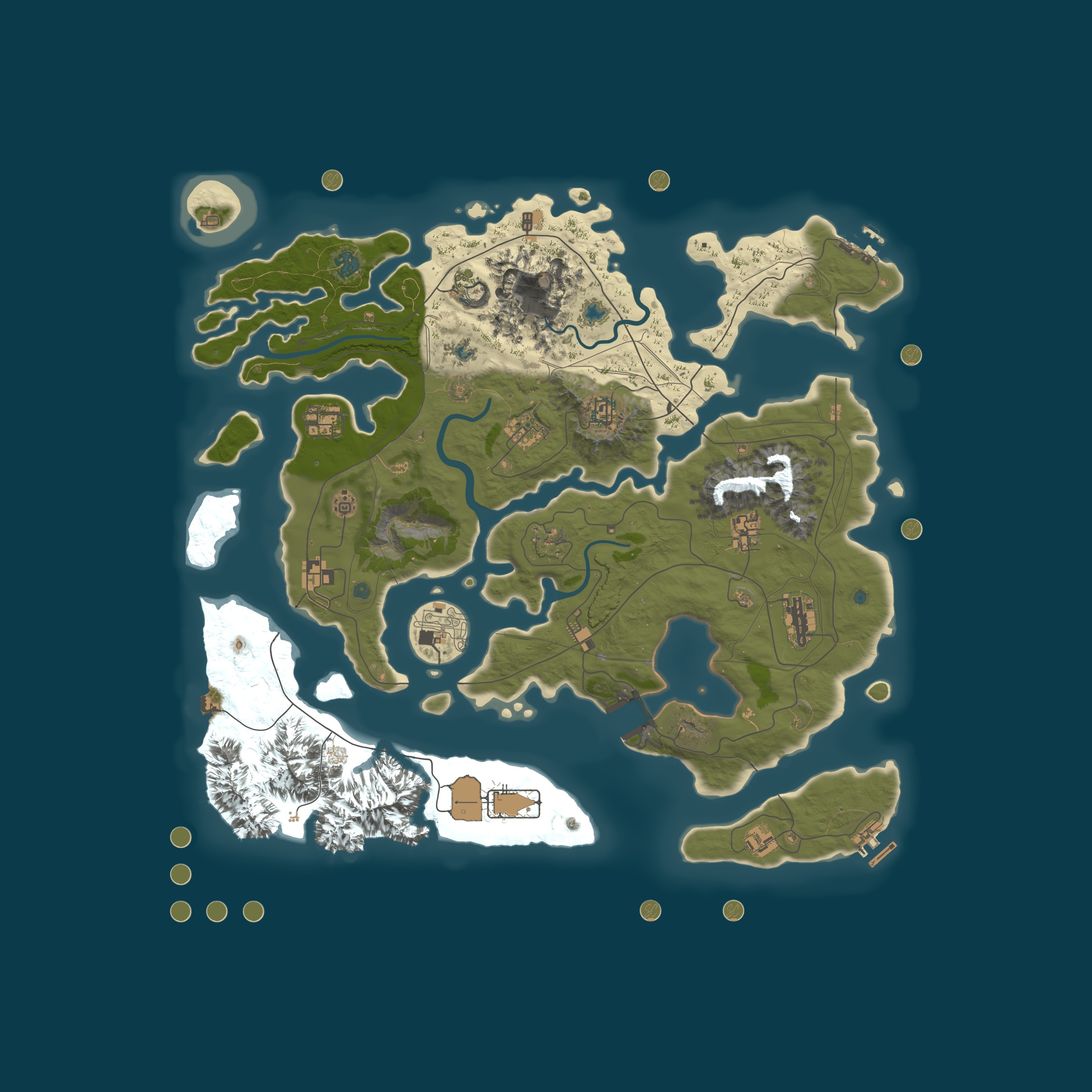 Map for LuffyRust Texas USA - 10xPvE|NoBP|Kits|Skins|Backpacks|Purge No