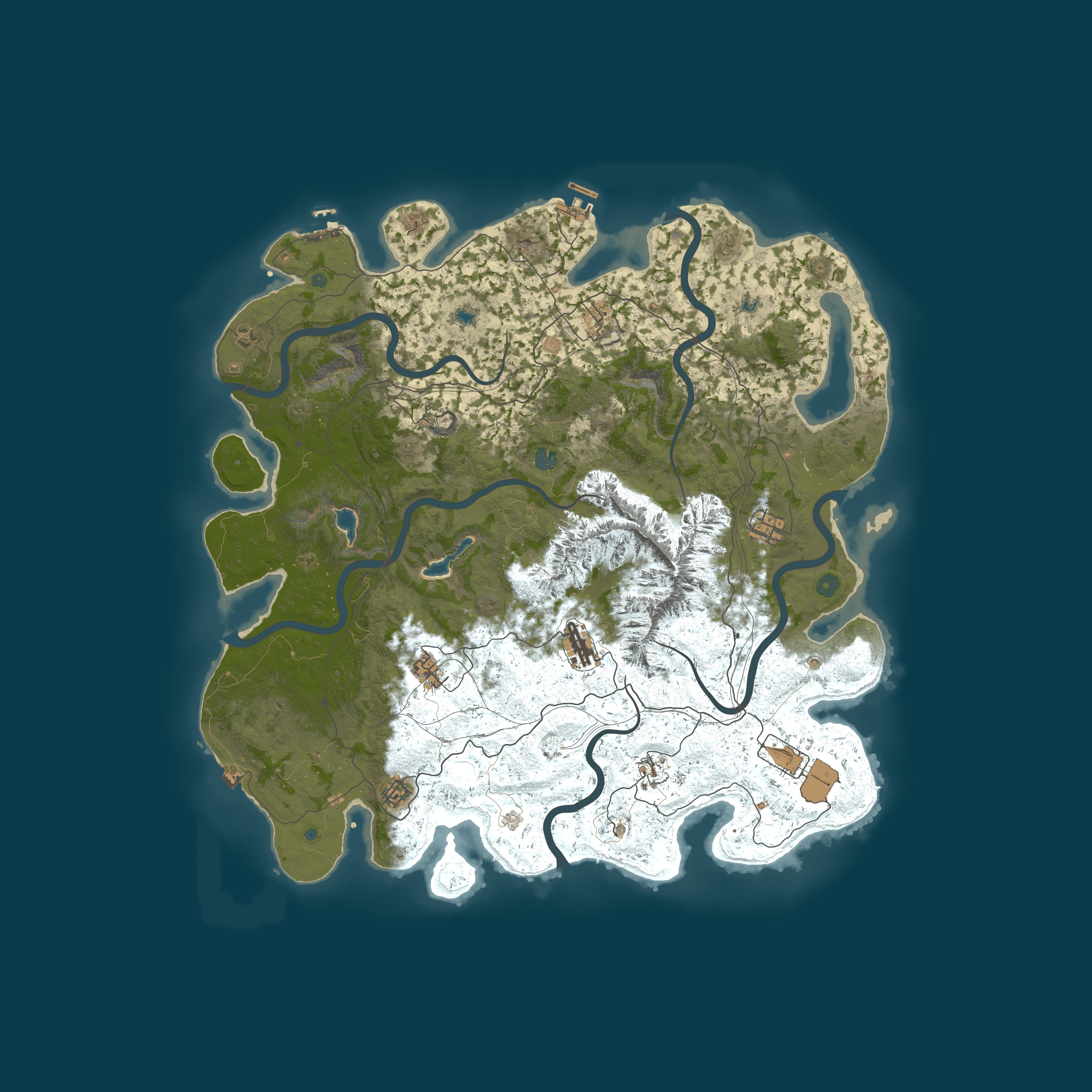 Map for Colonel's Rust Server