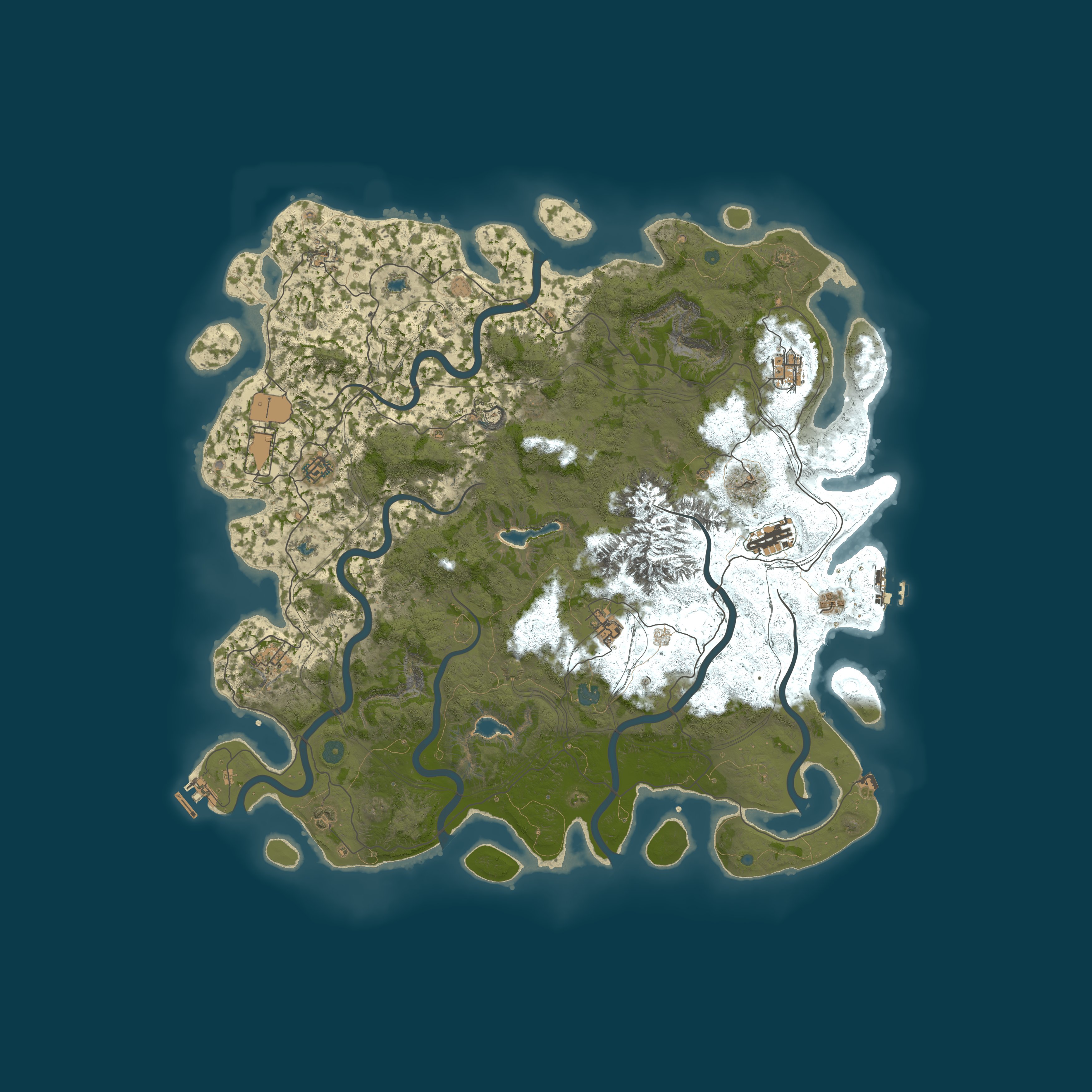 Map for Rust | Vanilla Server | US Main