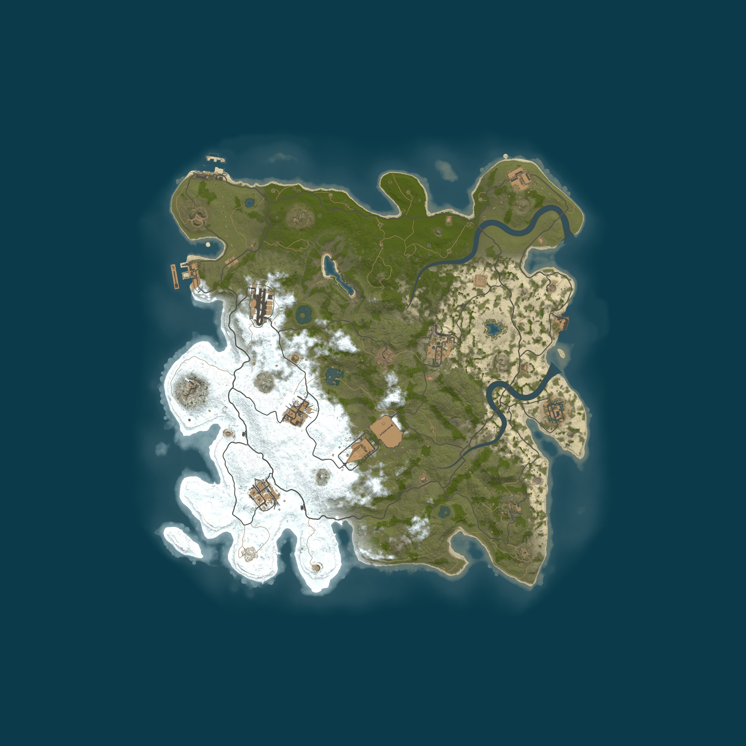 Procedural Map, size 4000, seed 1949184769