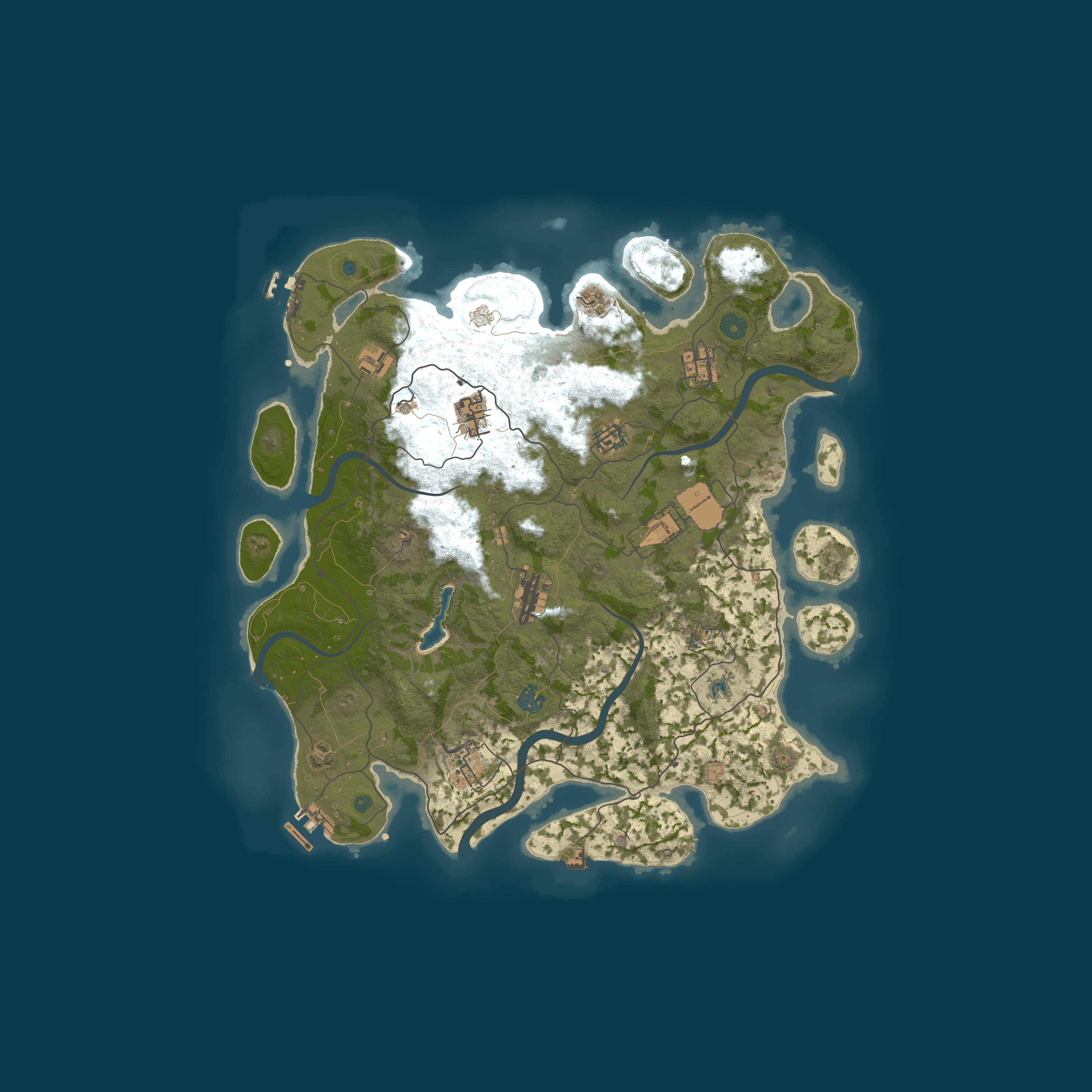 Map for Island of Dr Moreau | Long | 50% Upkeep | BP 5/2 | 4M/BPs