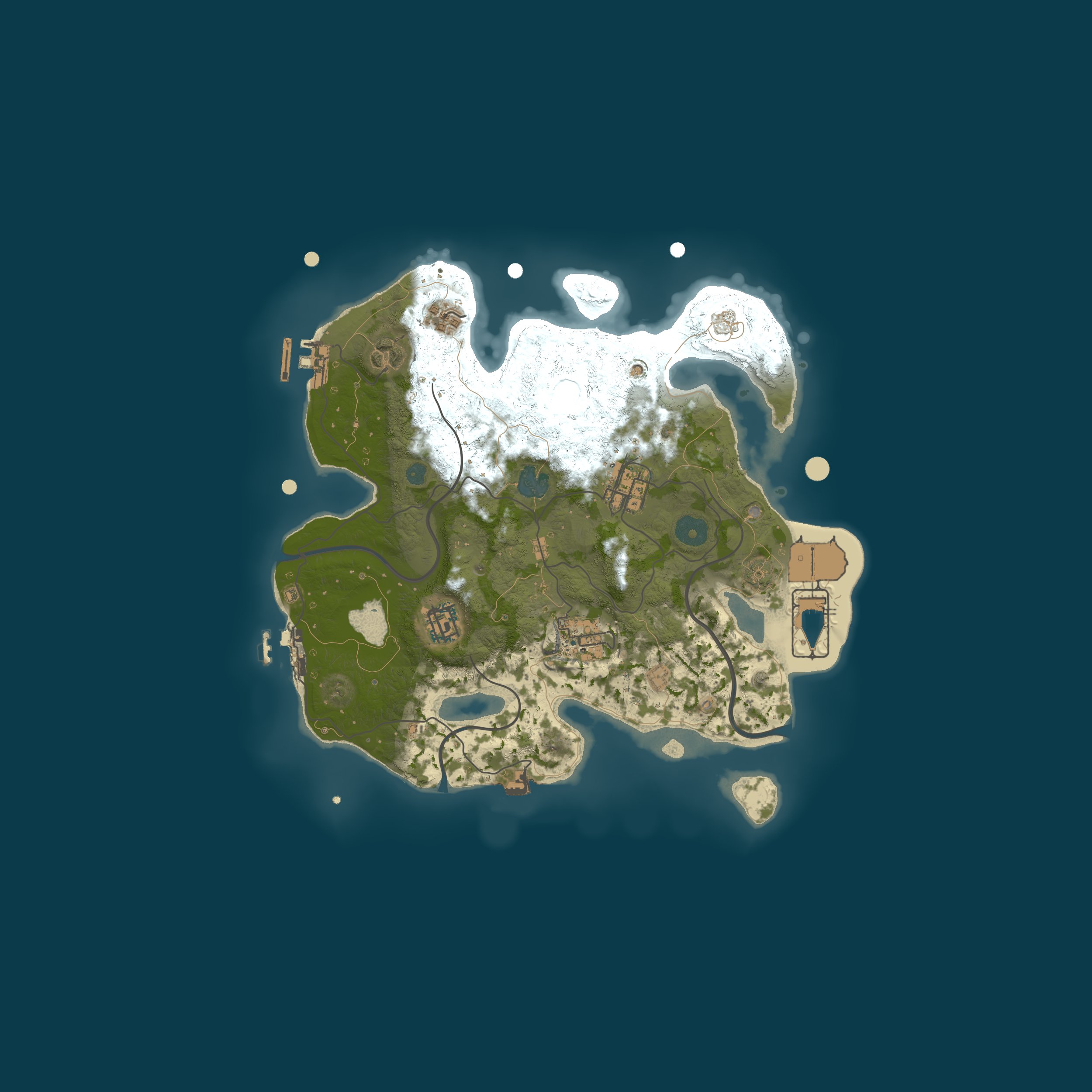 Custom Map, size 3000, seed 1337