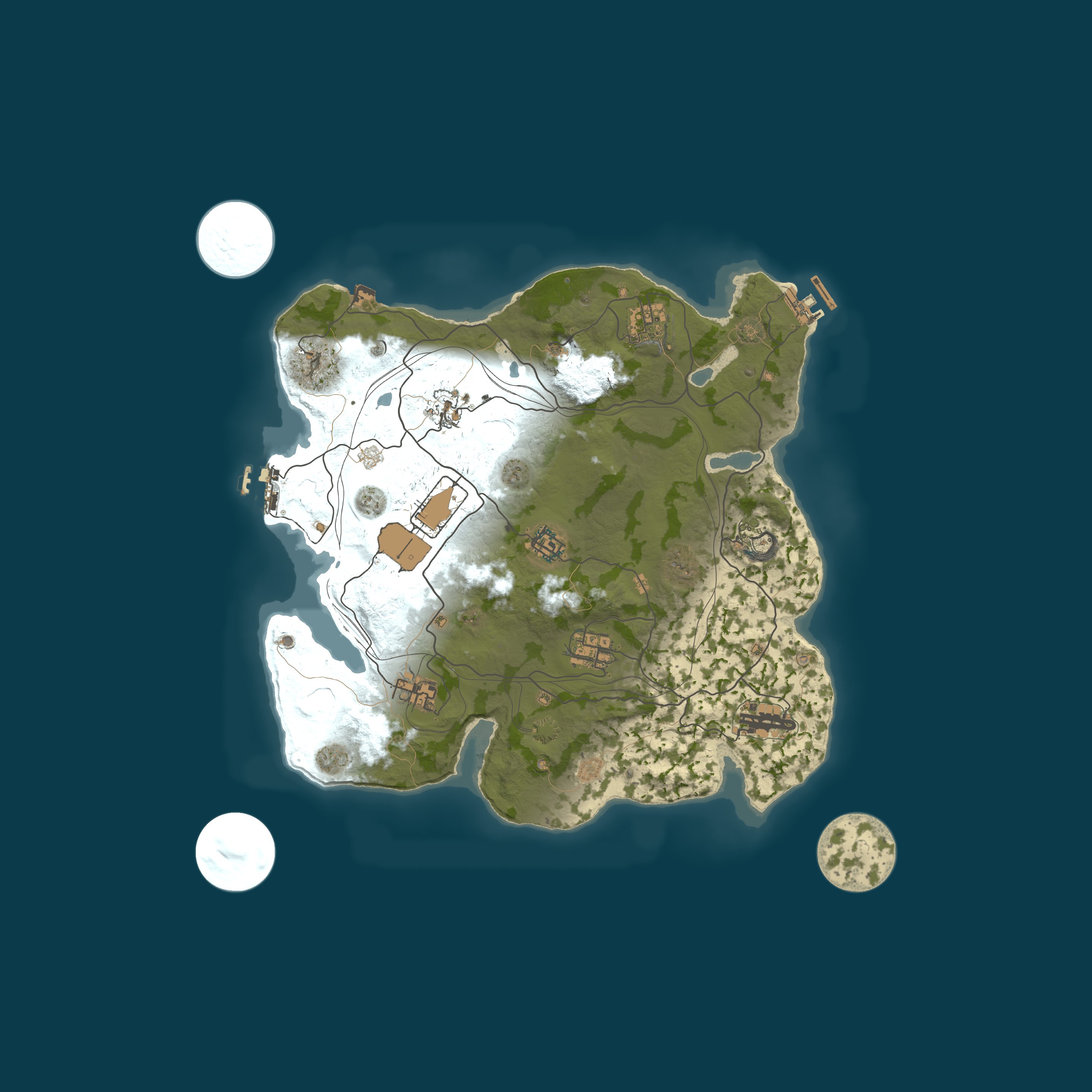 Map for EU|AndysolAM 10x No BPs Solo/Duo/Trio|PVP|Shop|Loot+|Kits|Raid+