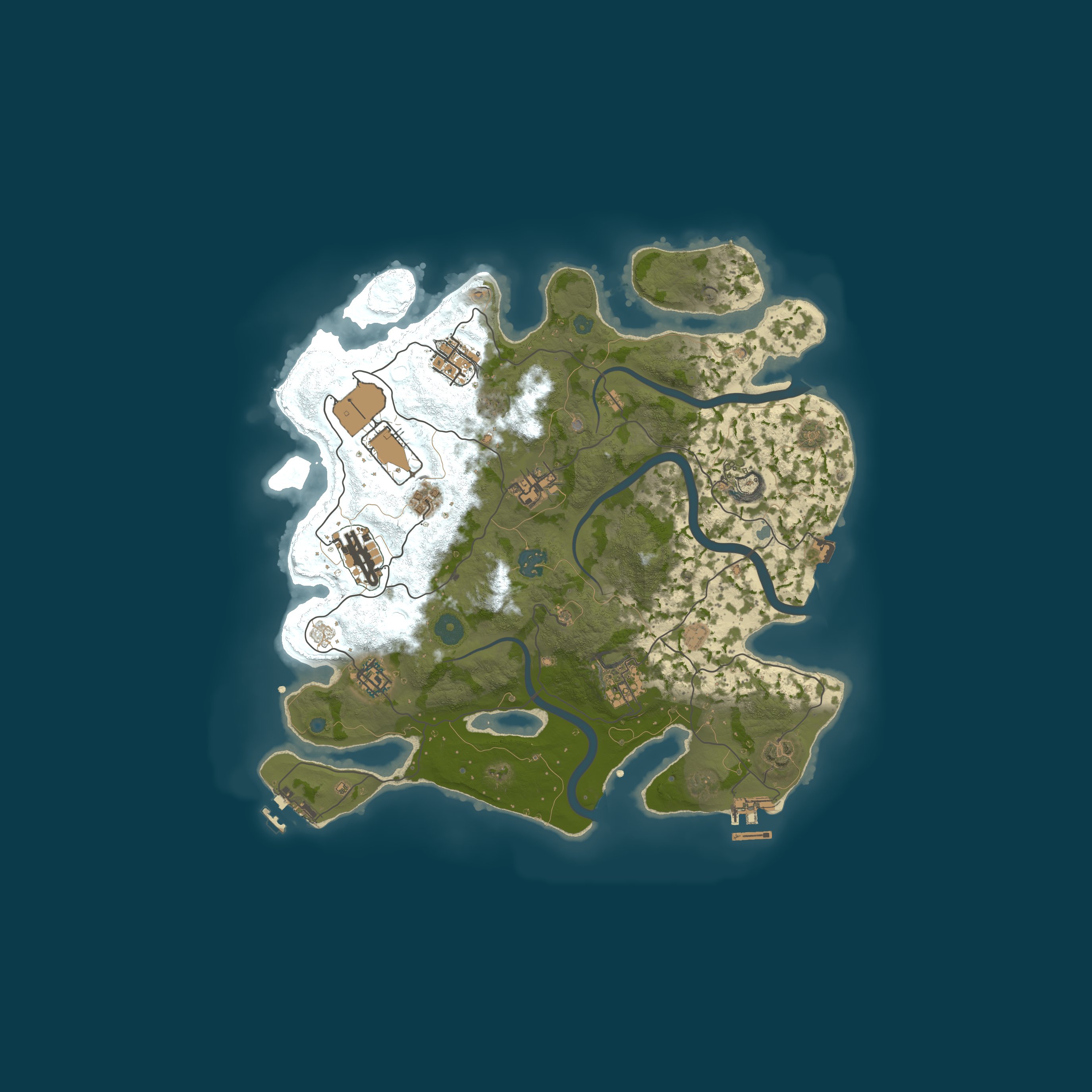 Map for [US] Skully Town | 5x | Max4 | Solo/Duo/Trio/Quad