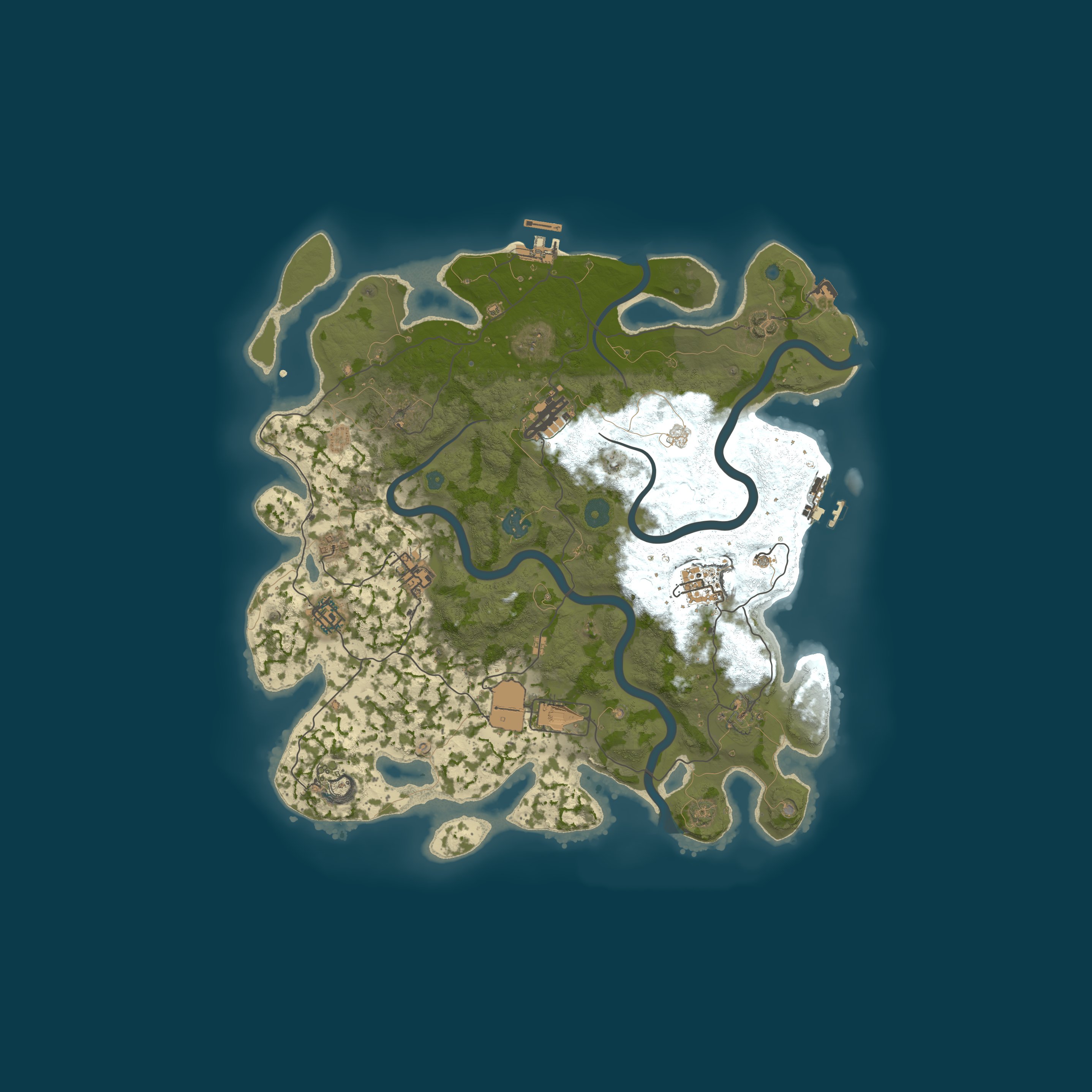 Map for RUST UNITY | X50-X100 | MAX5