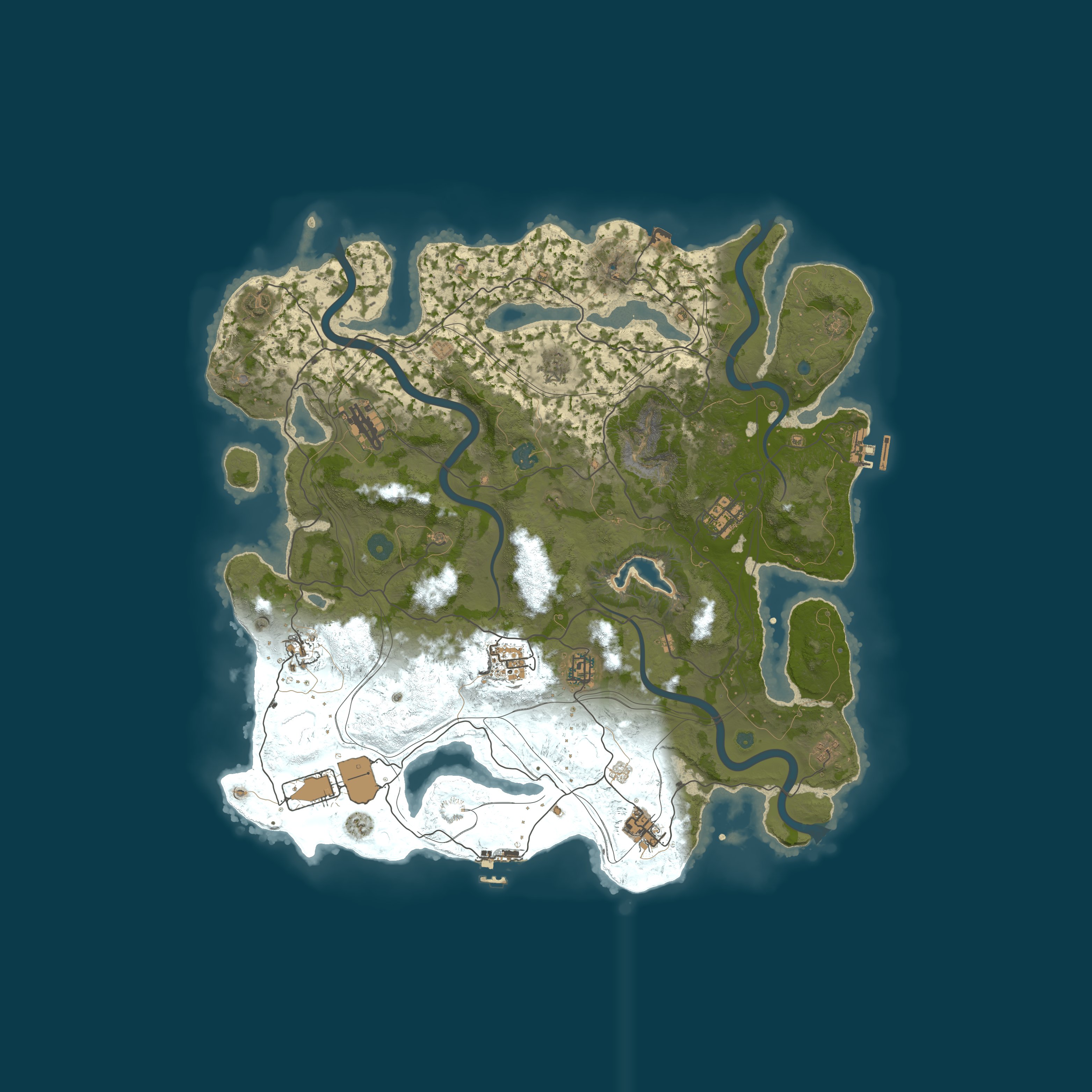Map for Rust4Noobs | Solo/Duo/Trio | Vanilla Monthly | No BP Wipe