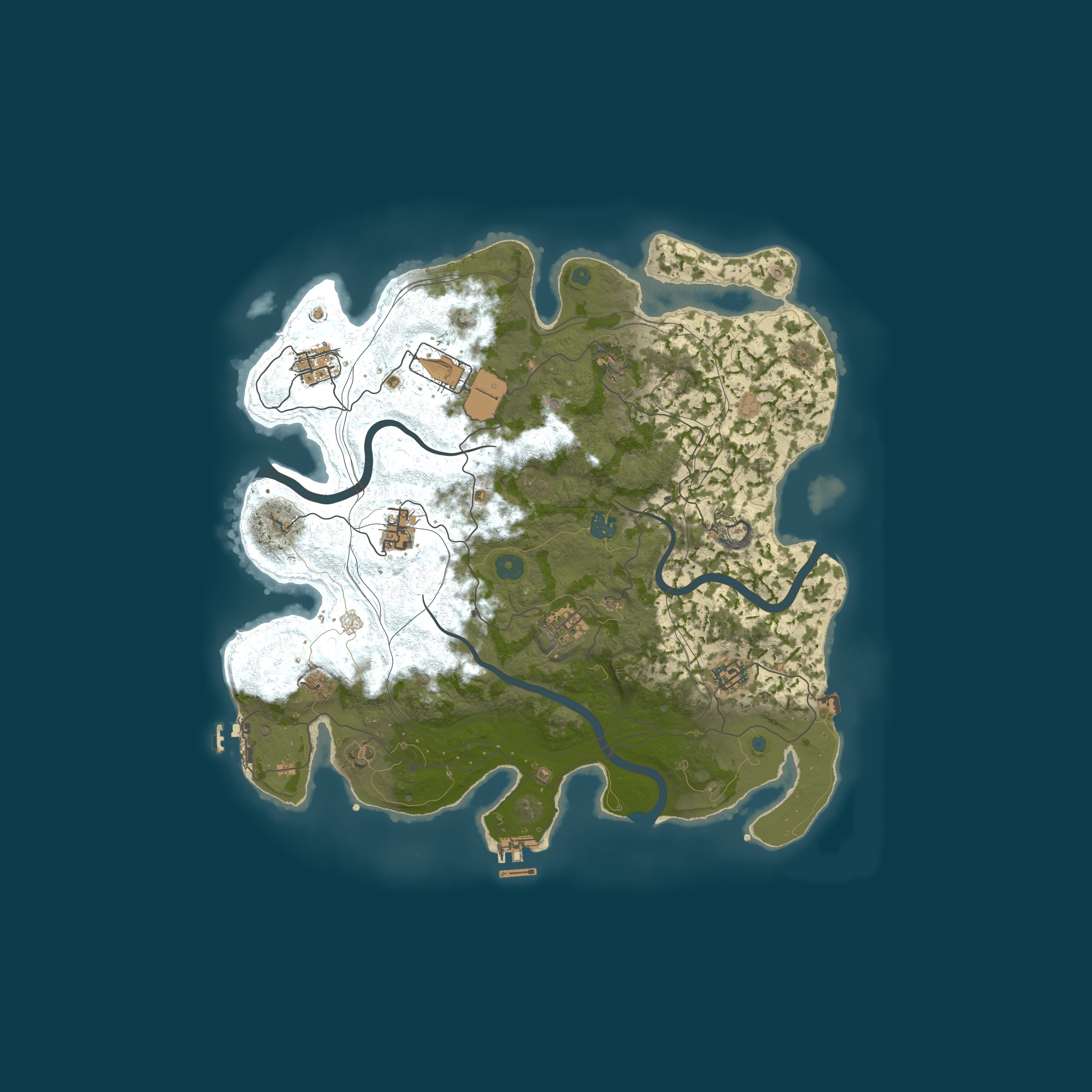 Map for PARTY RUST | X2 | НОВИЧКИ | TP | KITS | DUO/MAX2 WIPED 2