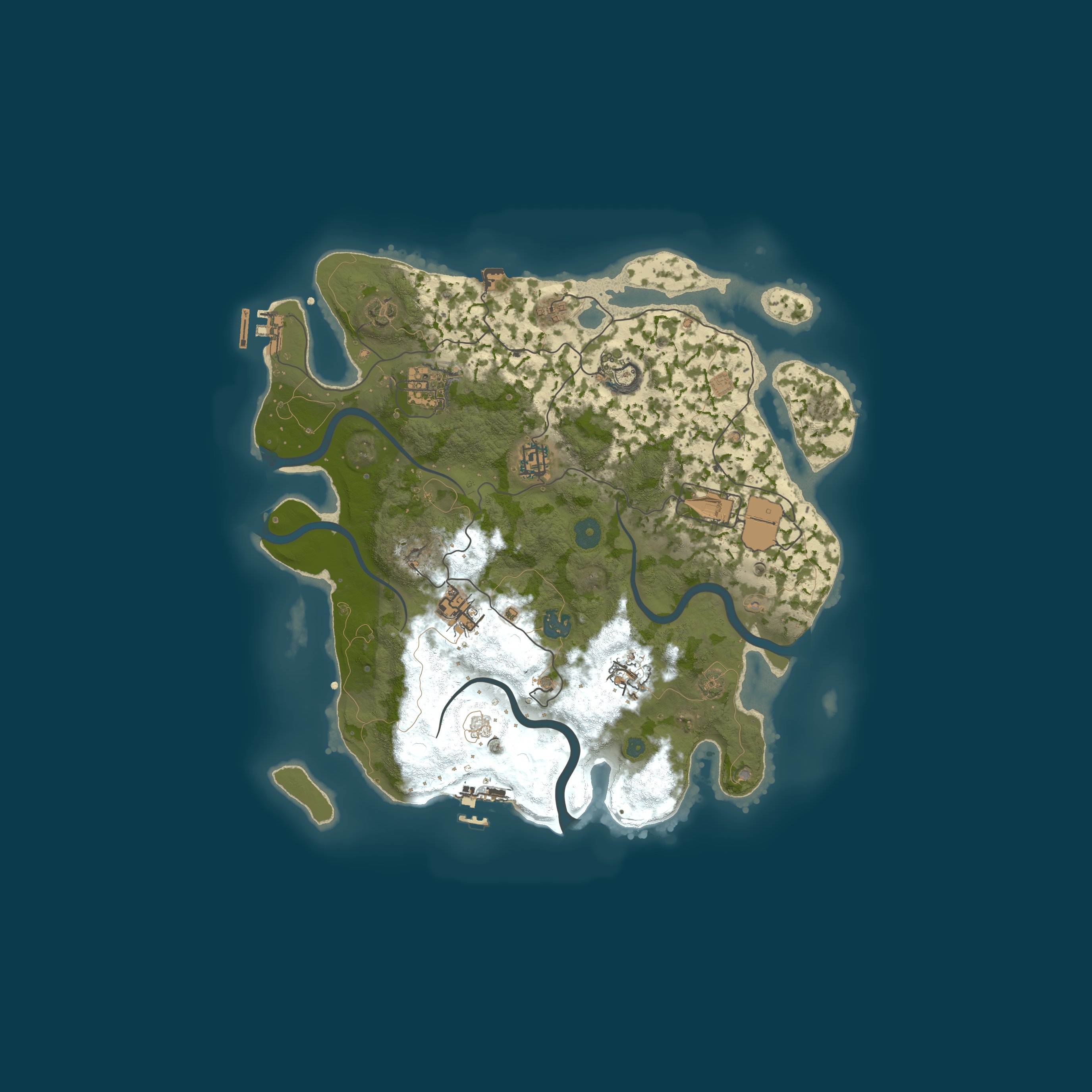 Map for [DE/EU] 2x Monthly | Feierabend | PvE+PvP GRID | Quests