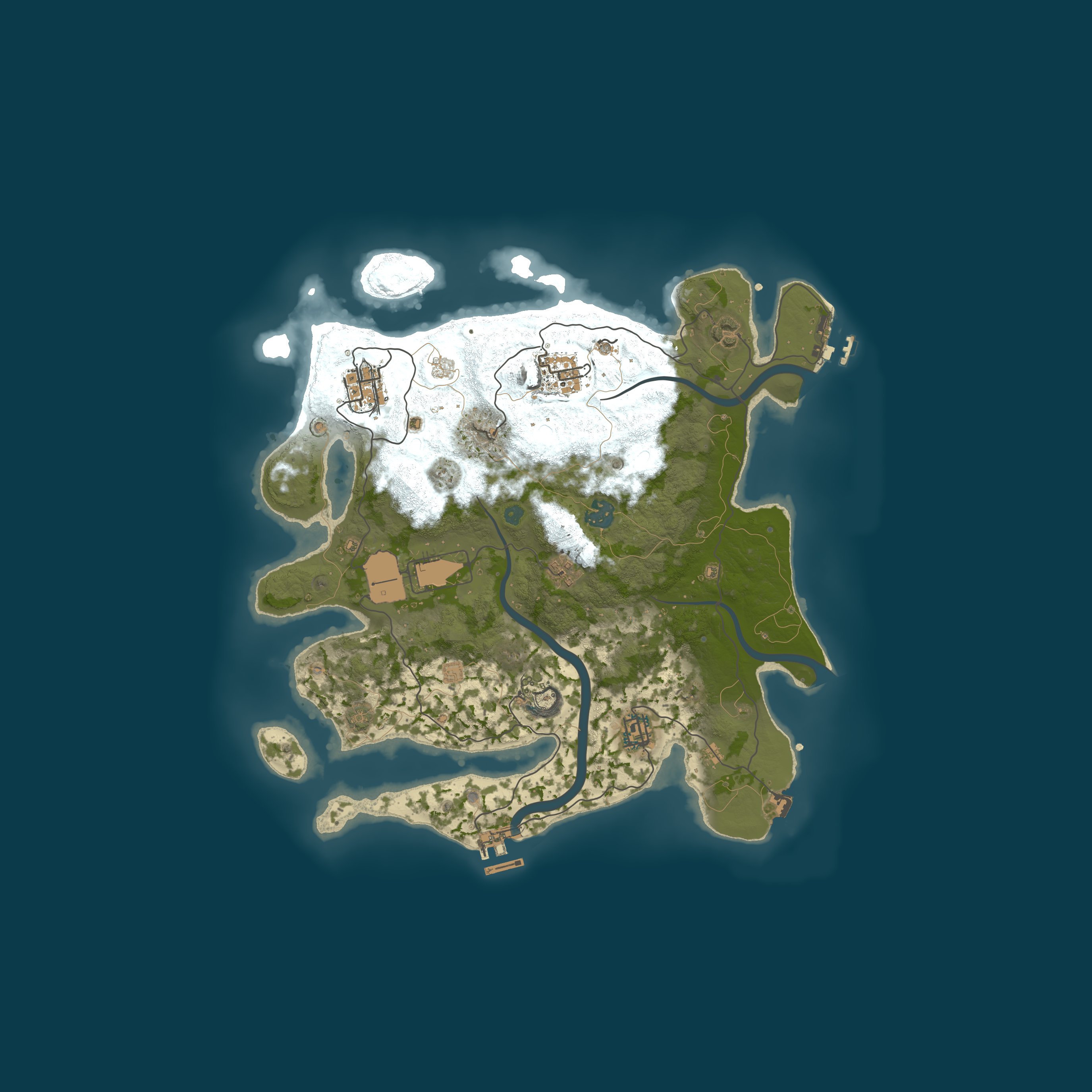 Map for Brianwryms Small Maps PvE Noob Friendly Low Decay/Upkeep