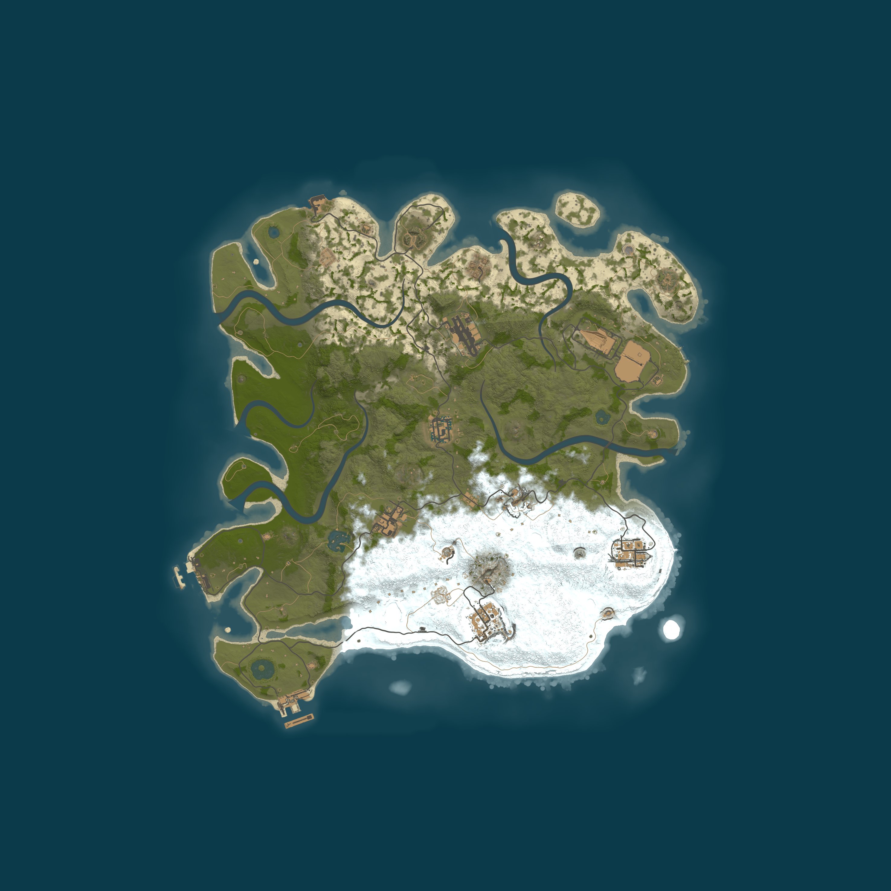 Map for [5/28] VoidEmpire 10x| Loot++| No BPs|ZLvl|Shop|Kits|50+Mods