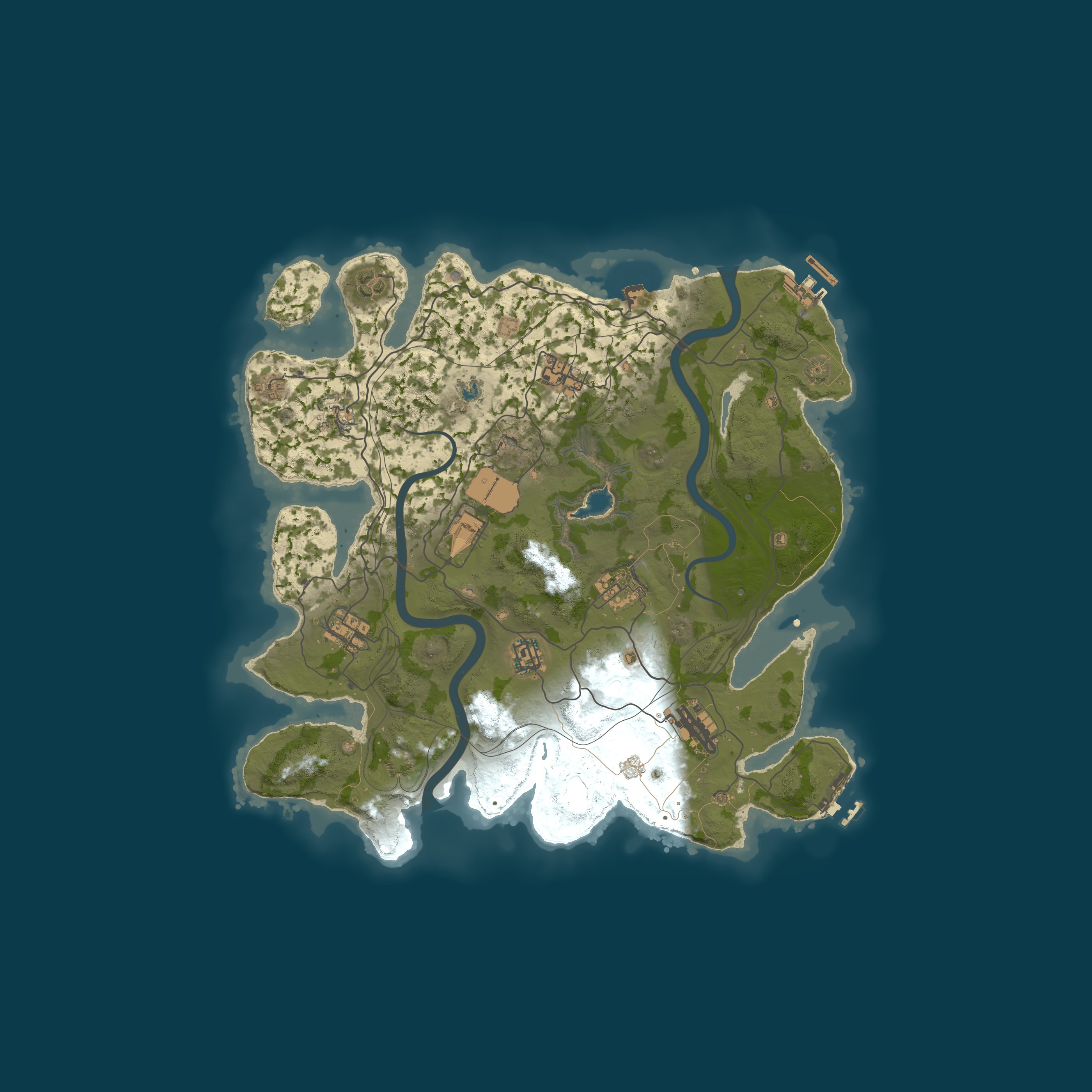 Map for HQM.GG SEA 5x Solo/Duo/Trio/Quad KitSkinShopHomeTPVehicles5x Mo