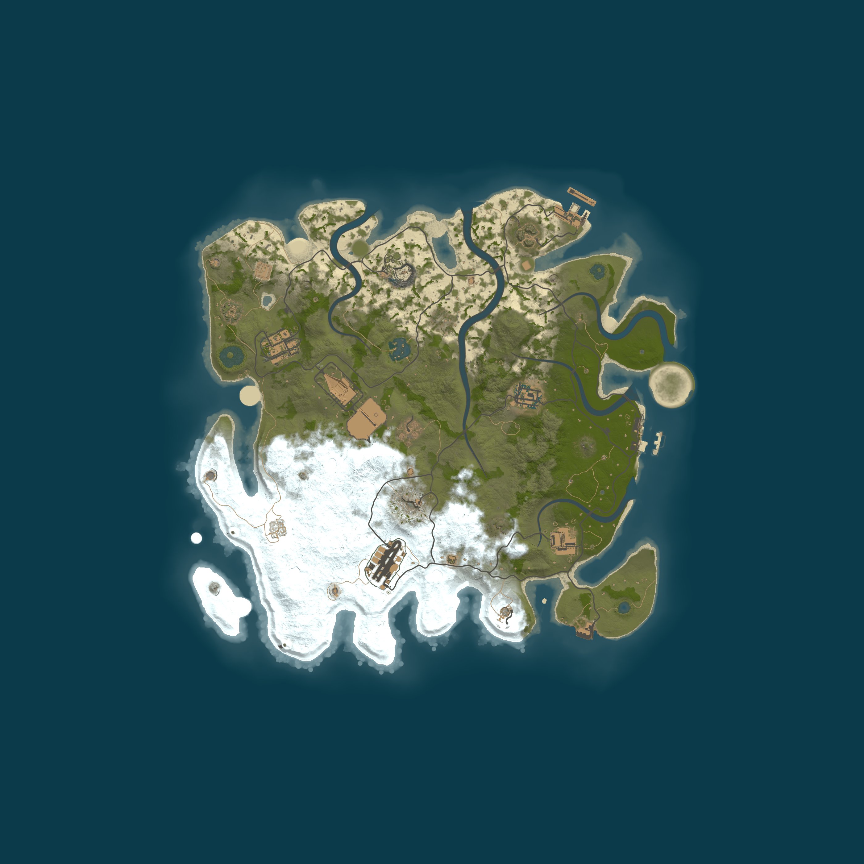 Rust map 3600/1337