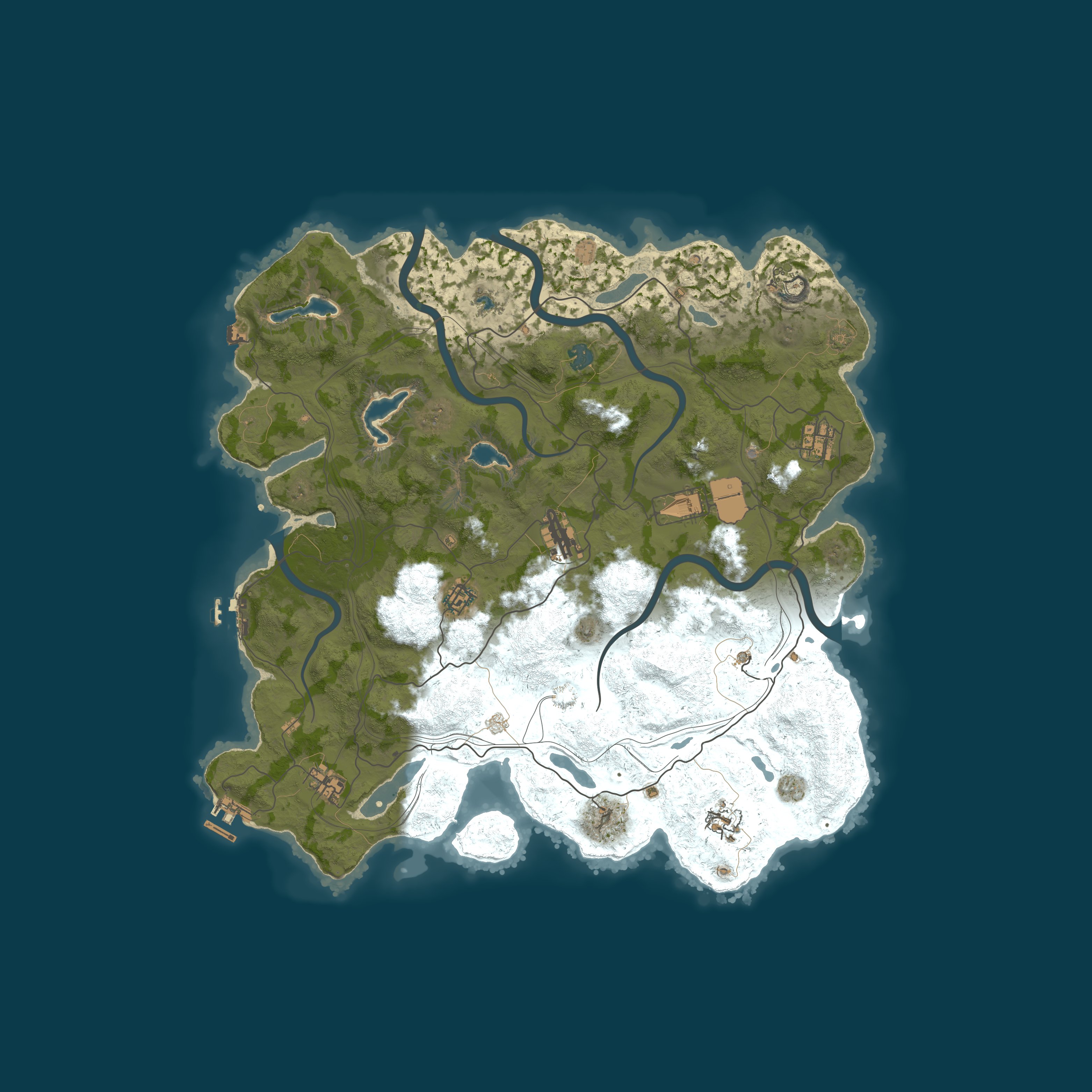Map for SURVIVE RUST | X2| KIT | DAYLY REWARDS | TP | NO LIMIT |
